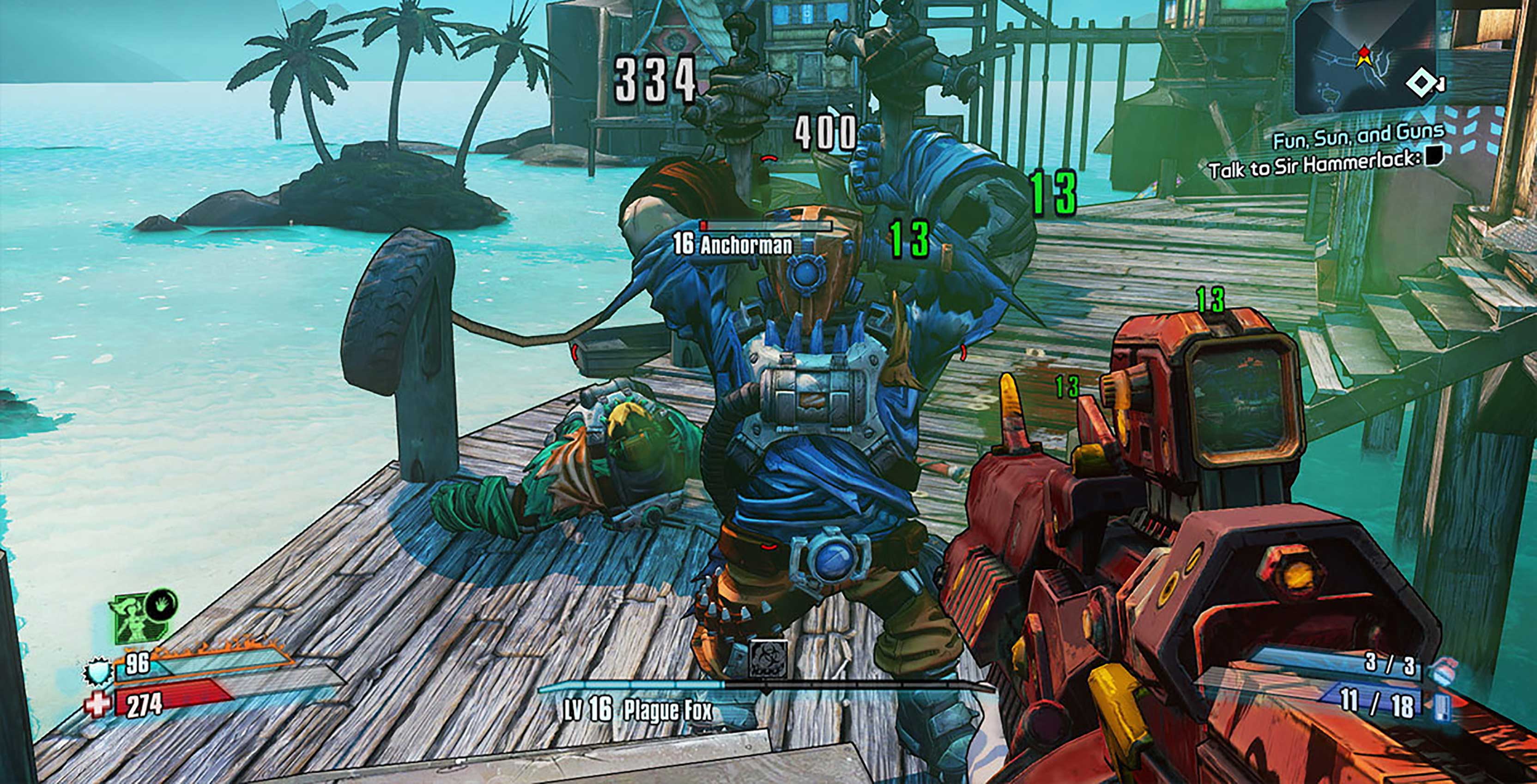 Borderlands 2 combat