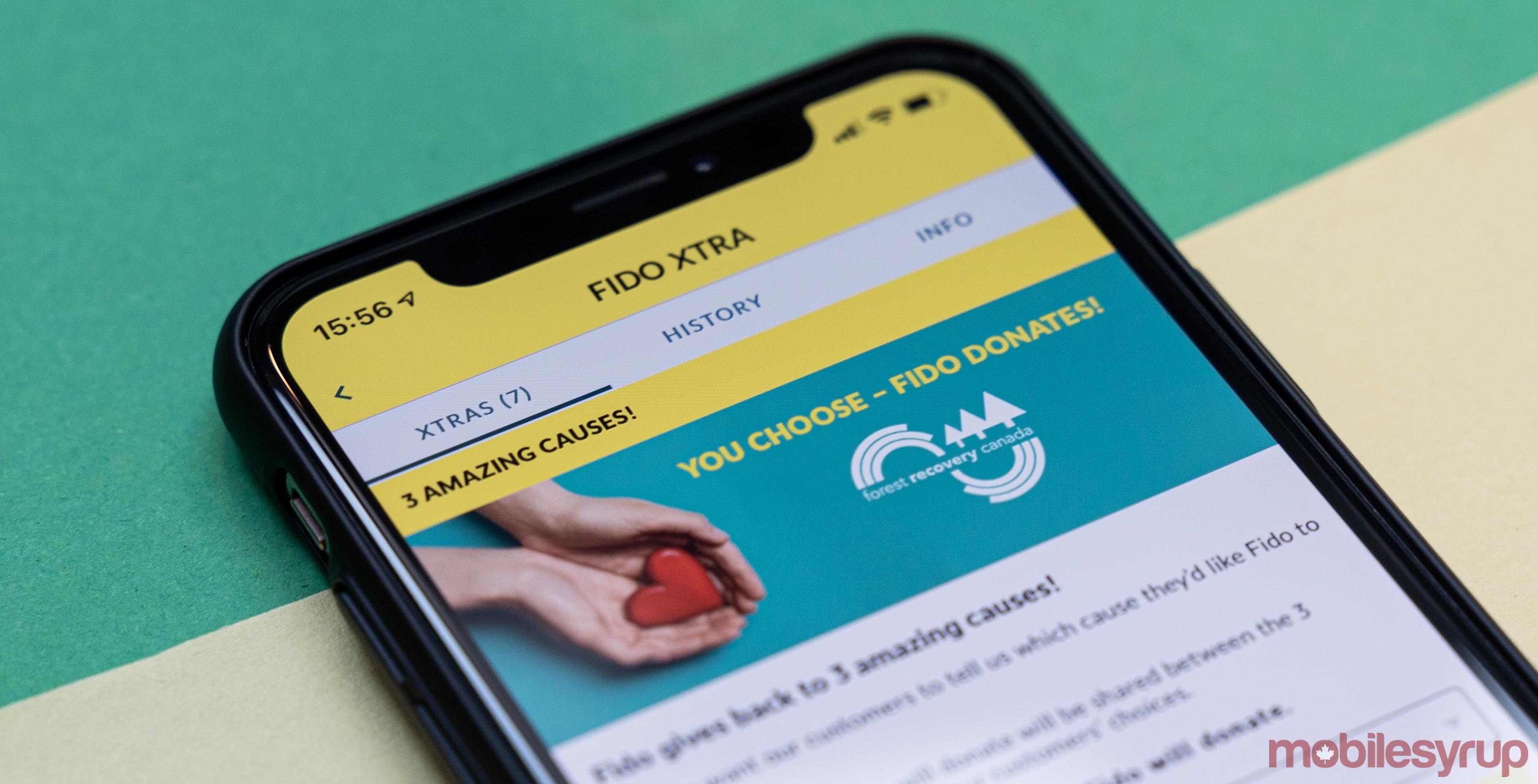 Fido Xtra on iOS