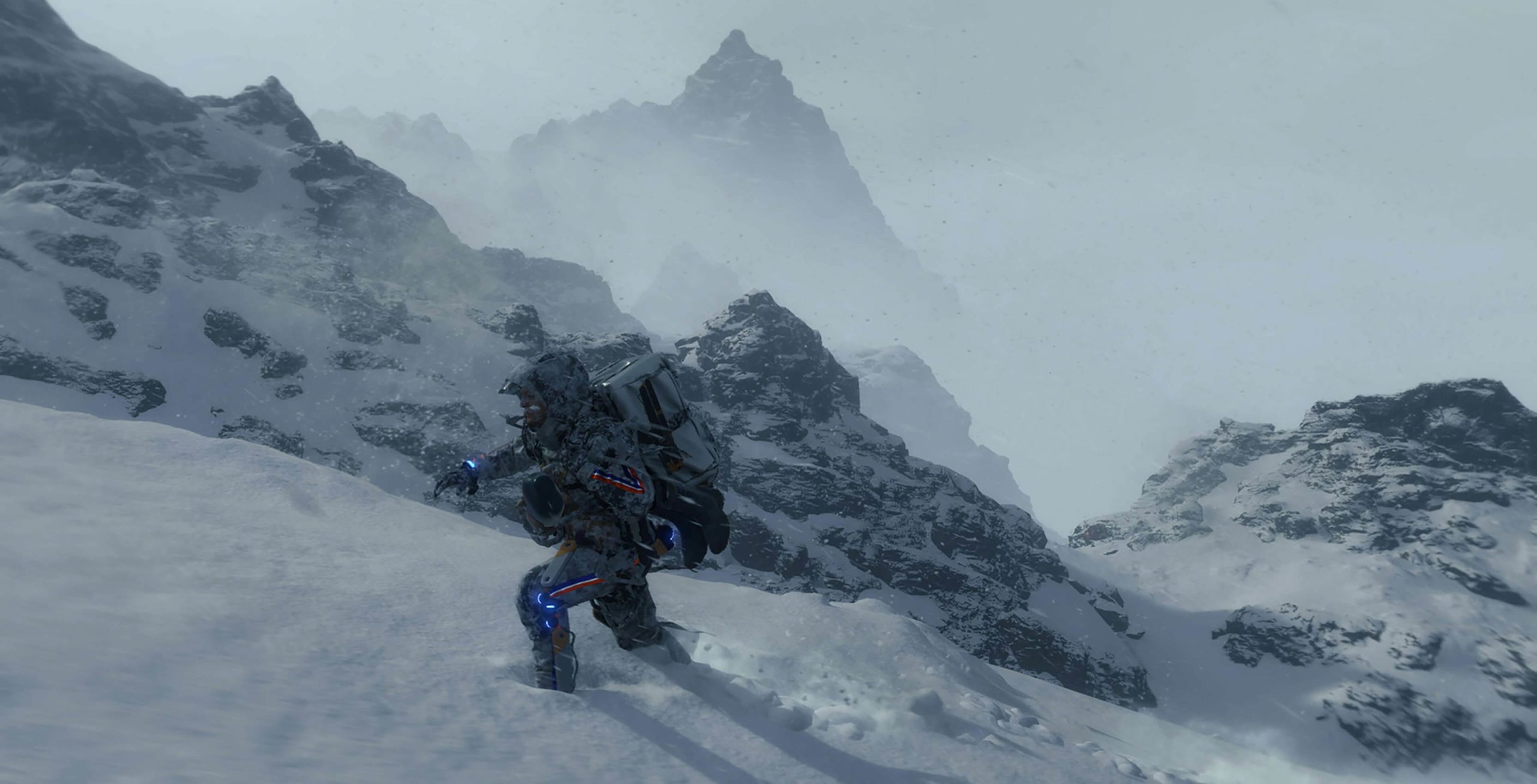 Death Stranding snow