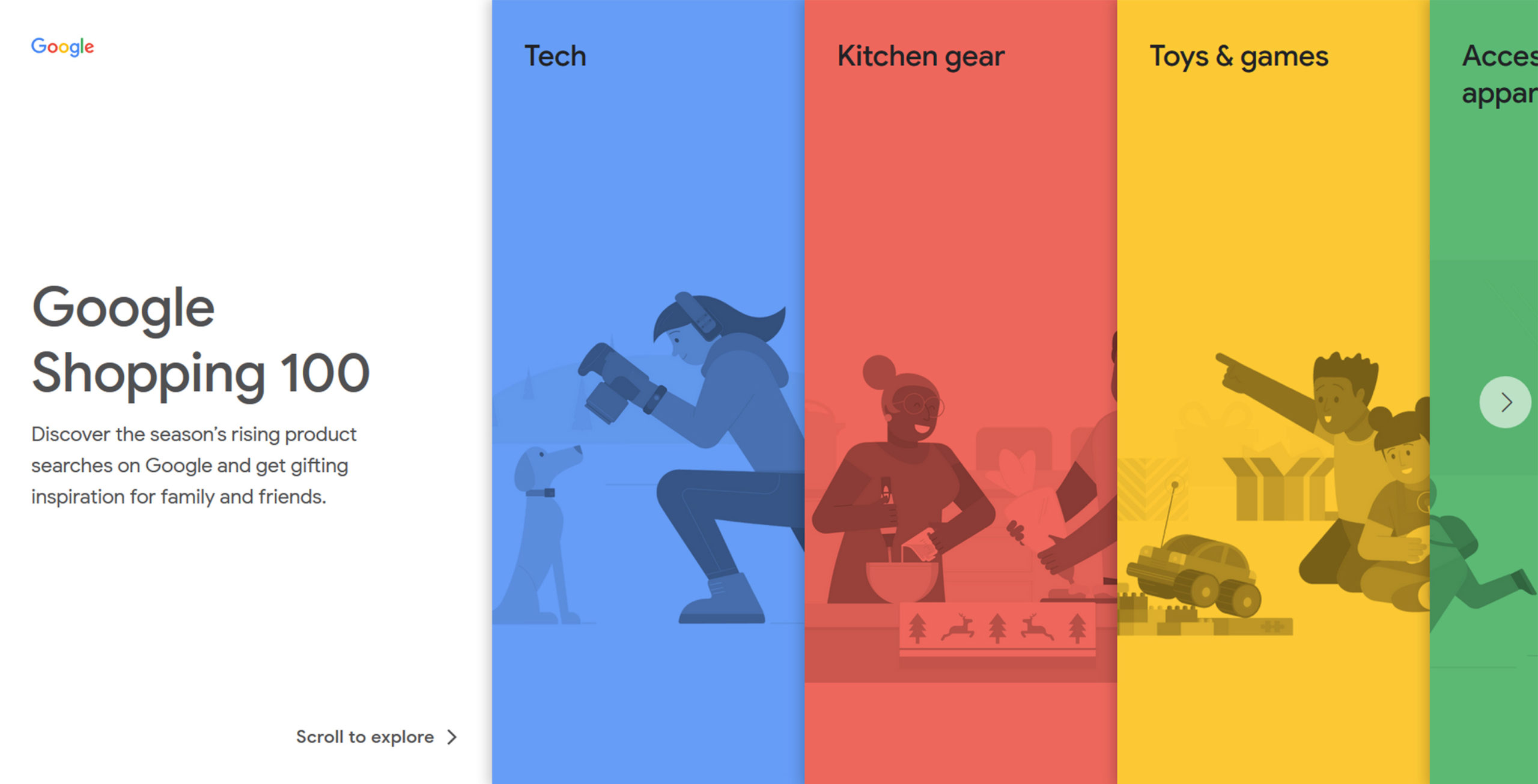 Google Shopping 100 site