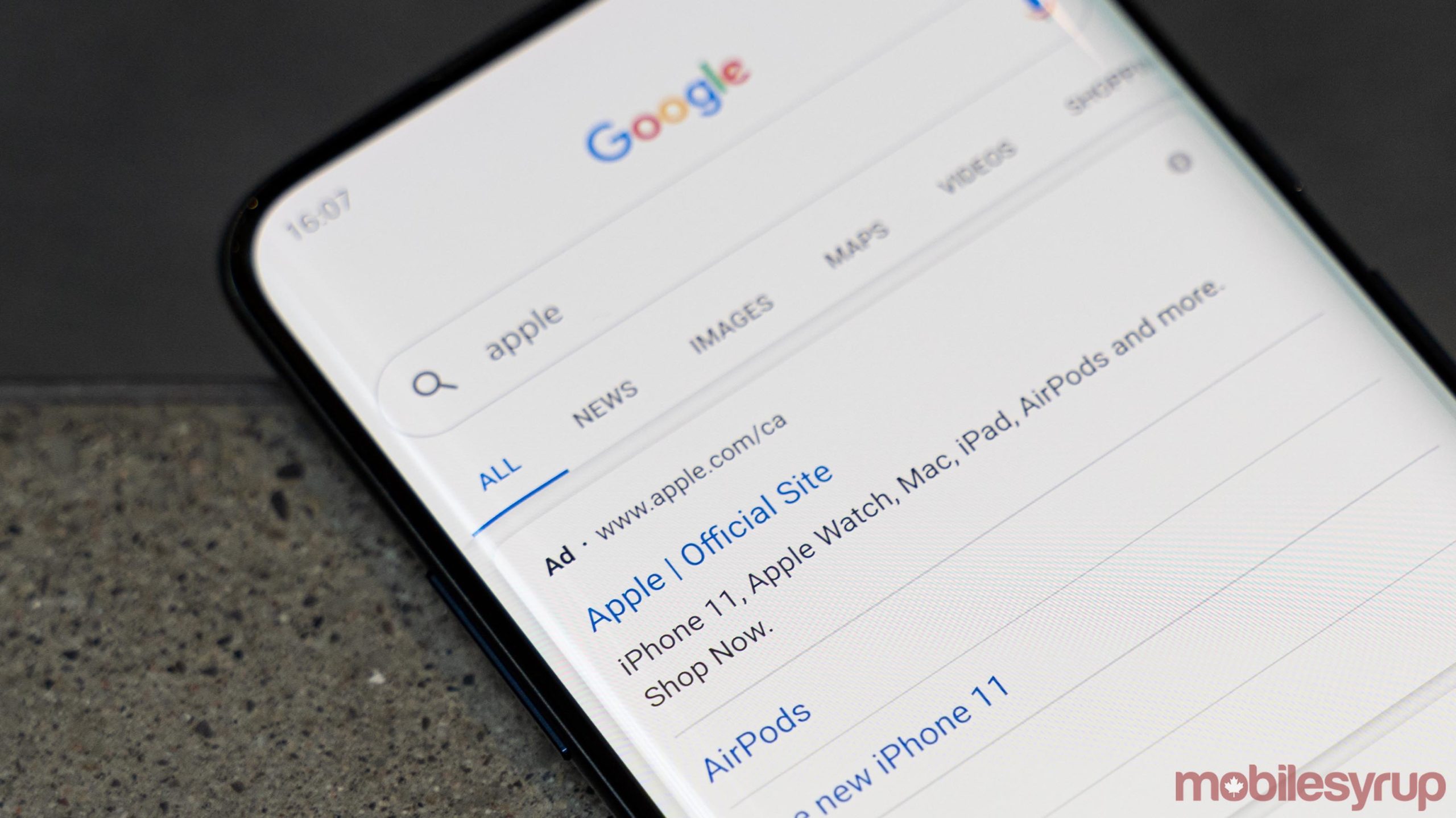 Google search