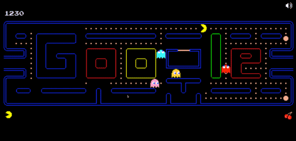 Pacman Google Doodle