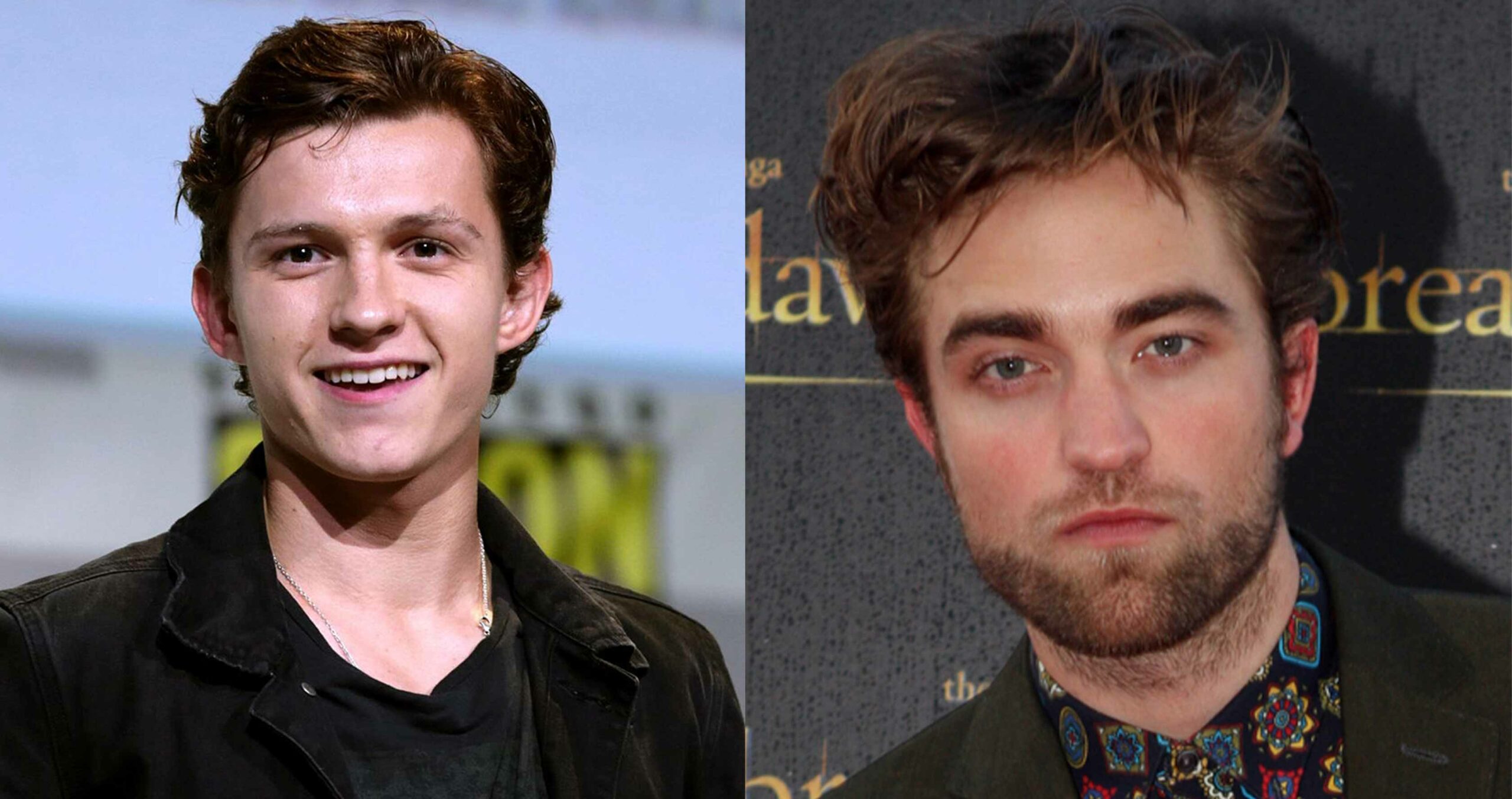 Tom Holland and Robert Pattinson