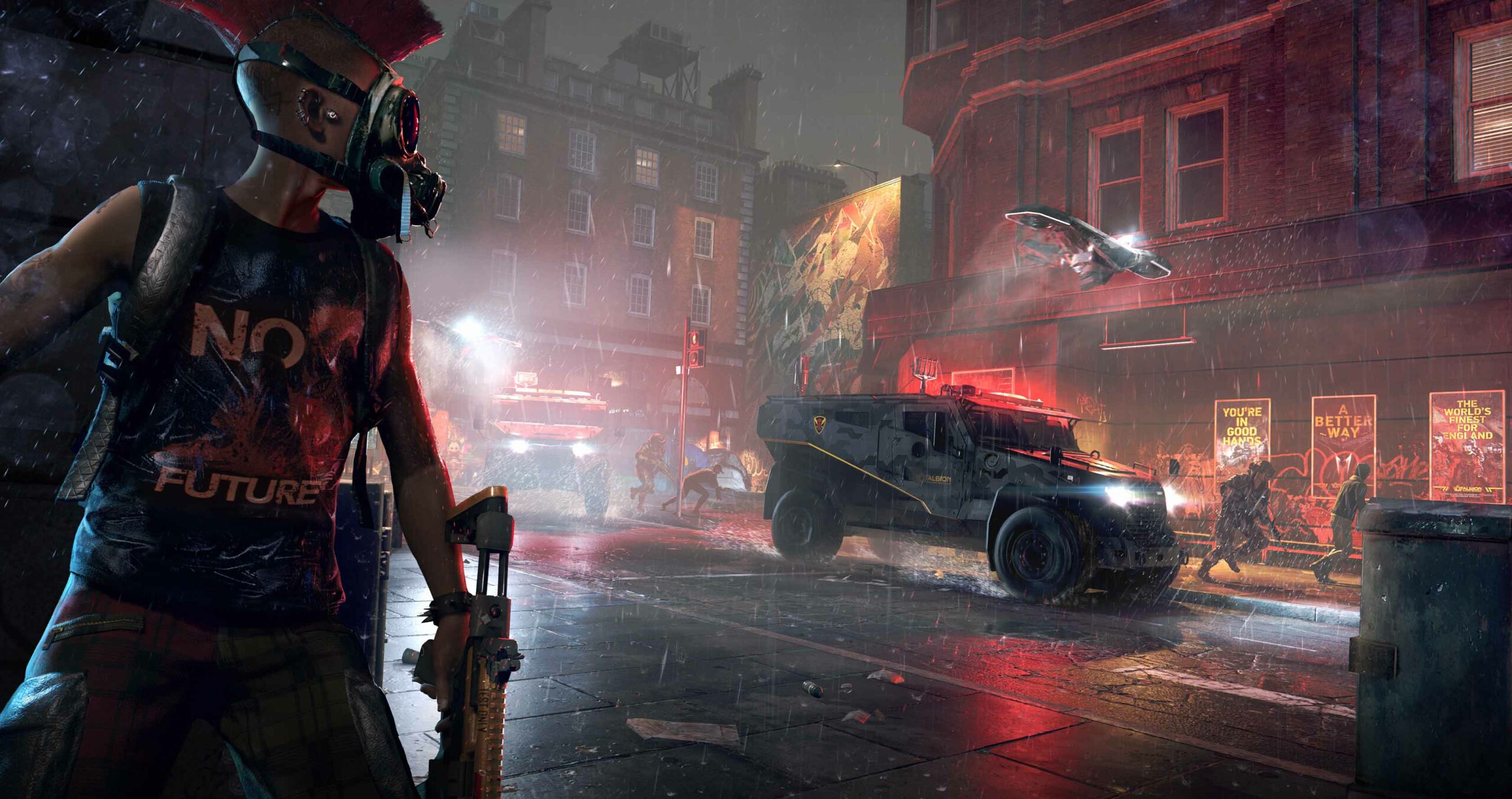 Watch Dogs: Legion on the run