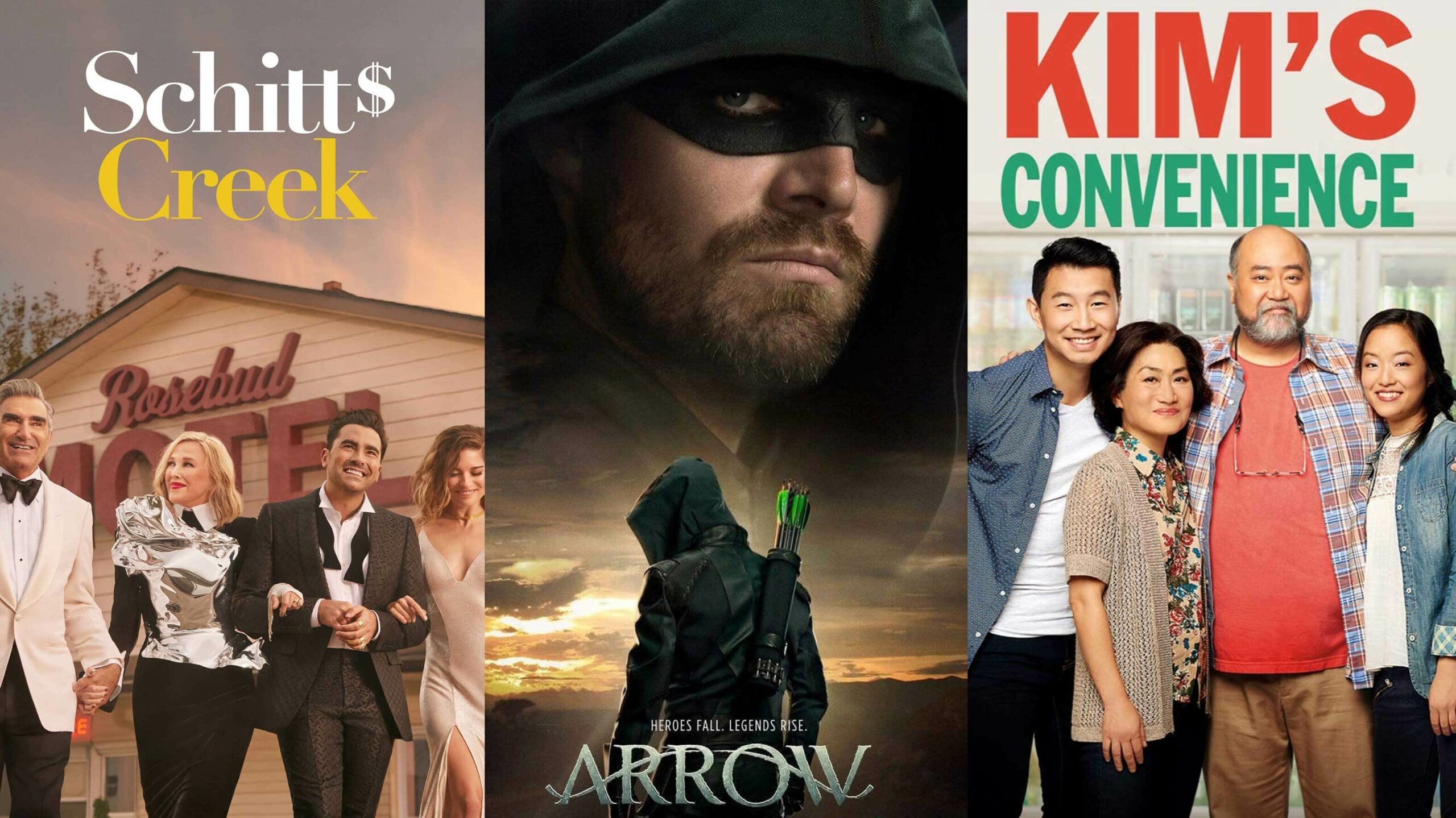 Schitt's Creek, Arrow and Kim's Convenience