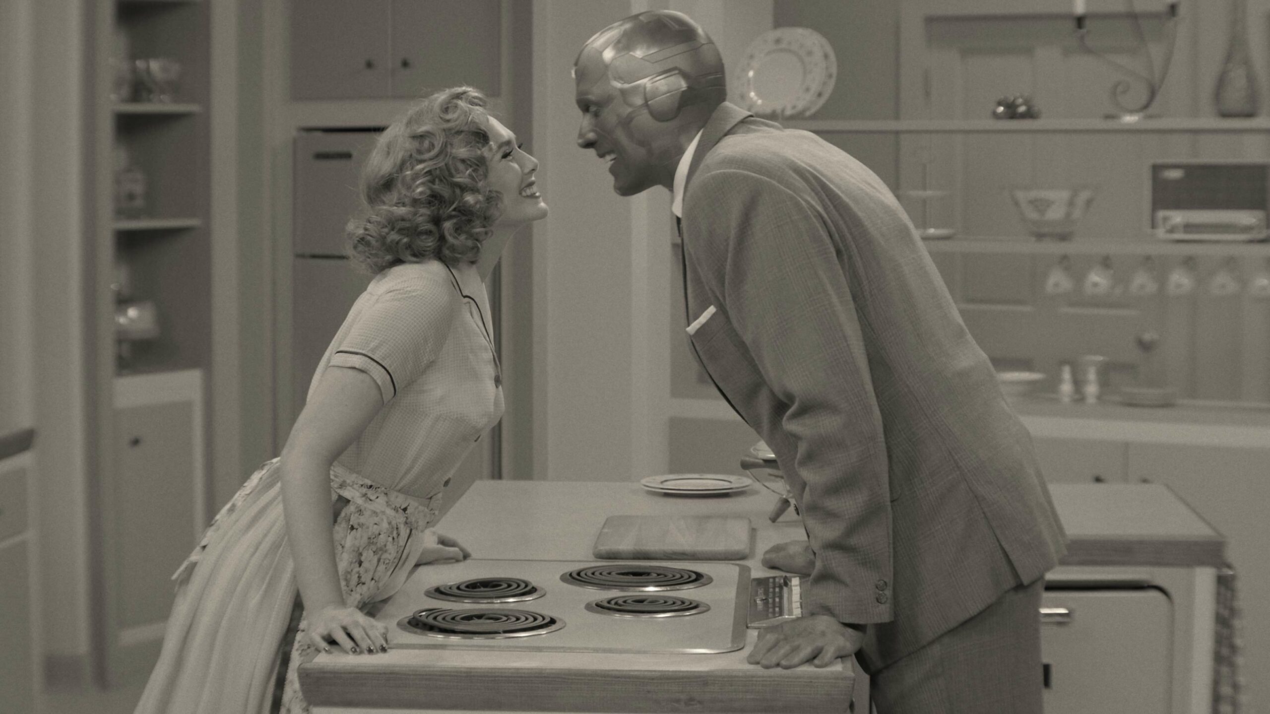 WandaVision black and white