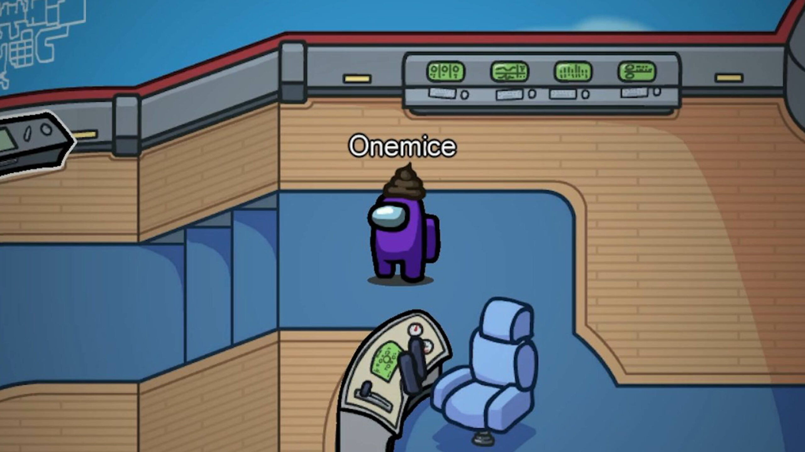 Among Us chocolate ice cream hat