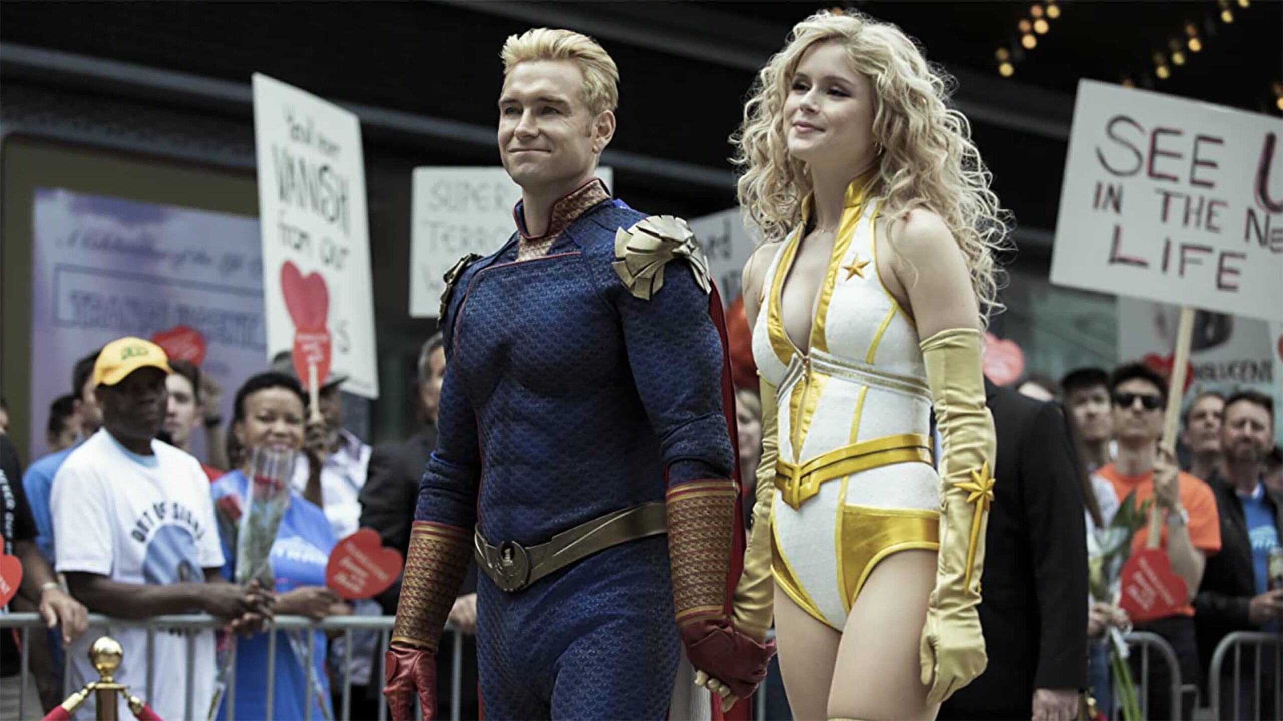 The Boys Homelander and Starlight