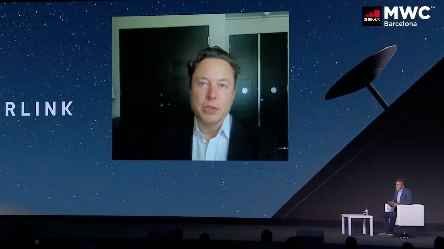 Elon Musk at MWC