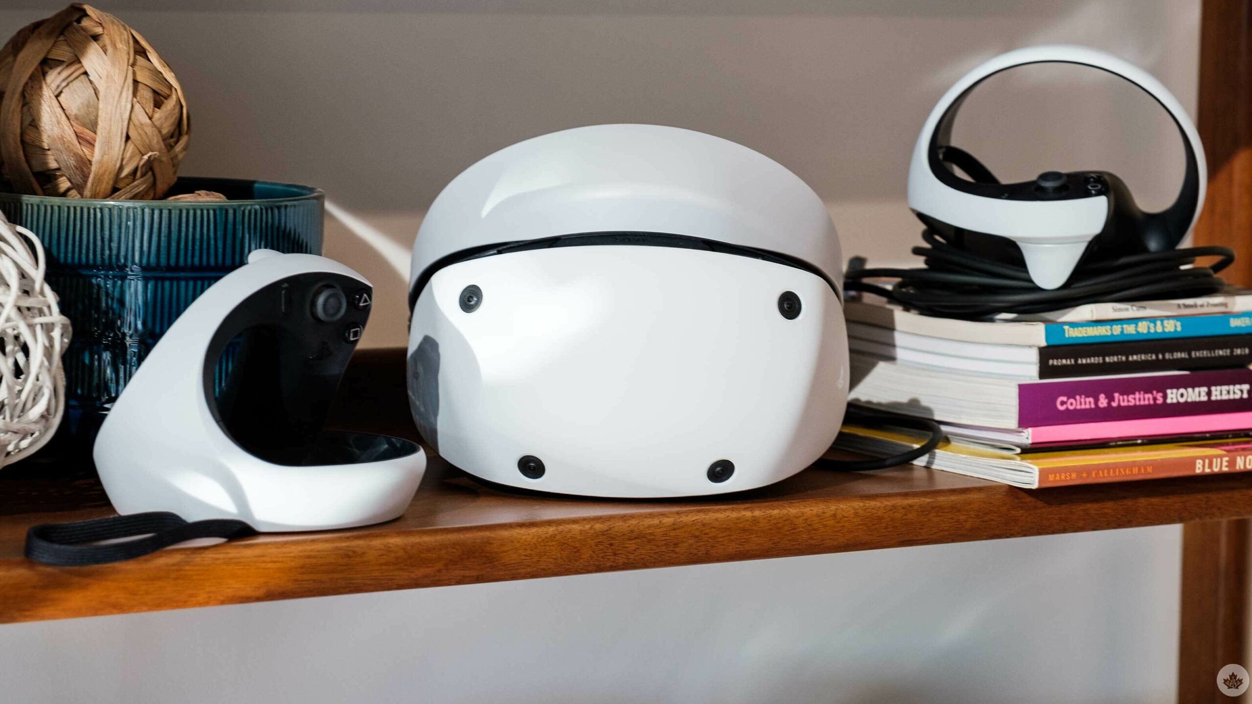 PlayStation VR2 on shelf