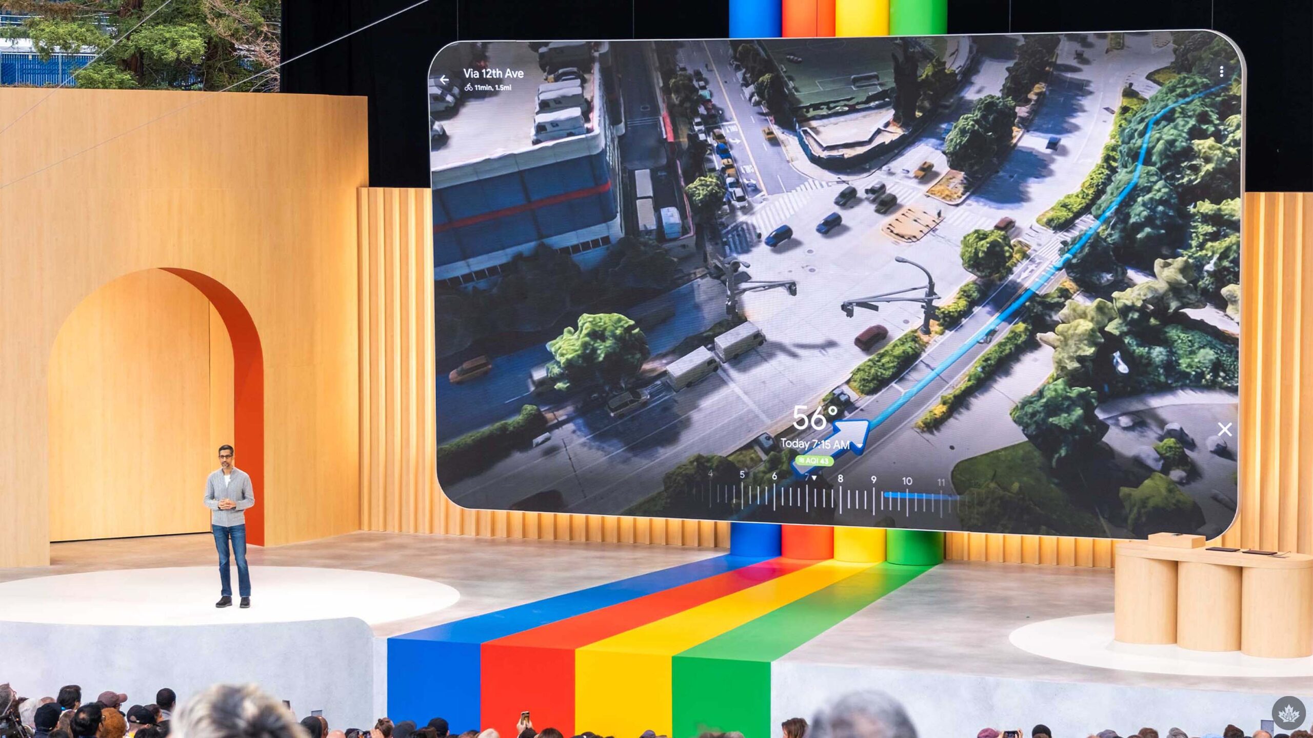 Google Maps Immersive View at I/O 2023.