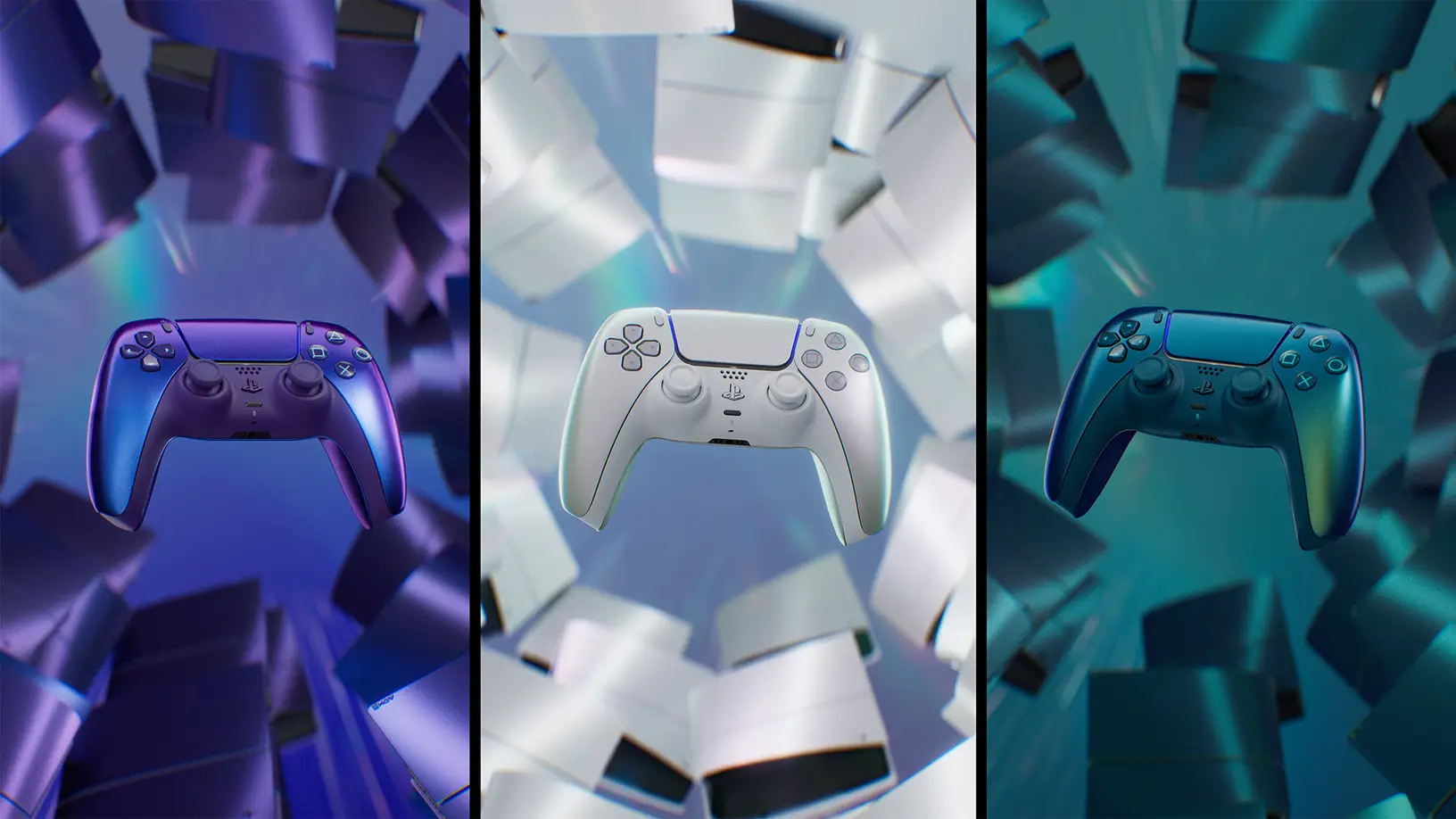 PlayStation reveals iridescent 'Chroma' console covers