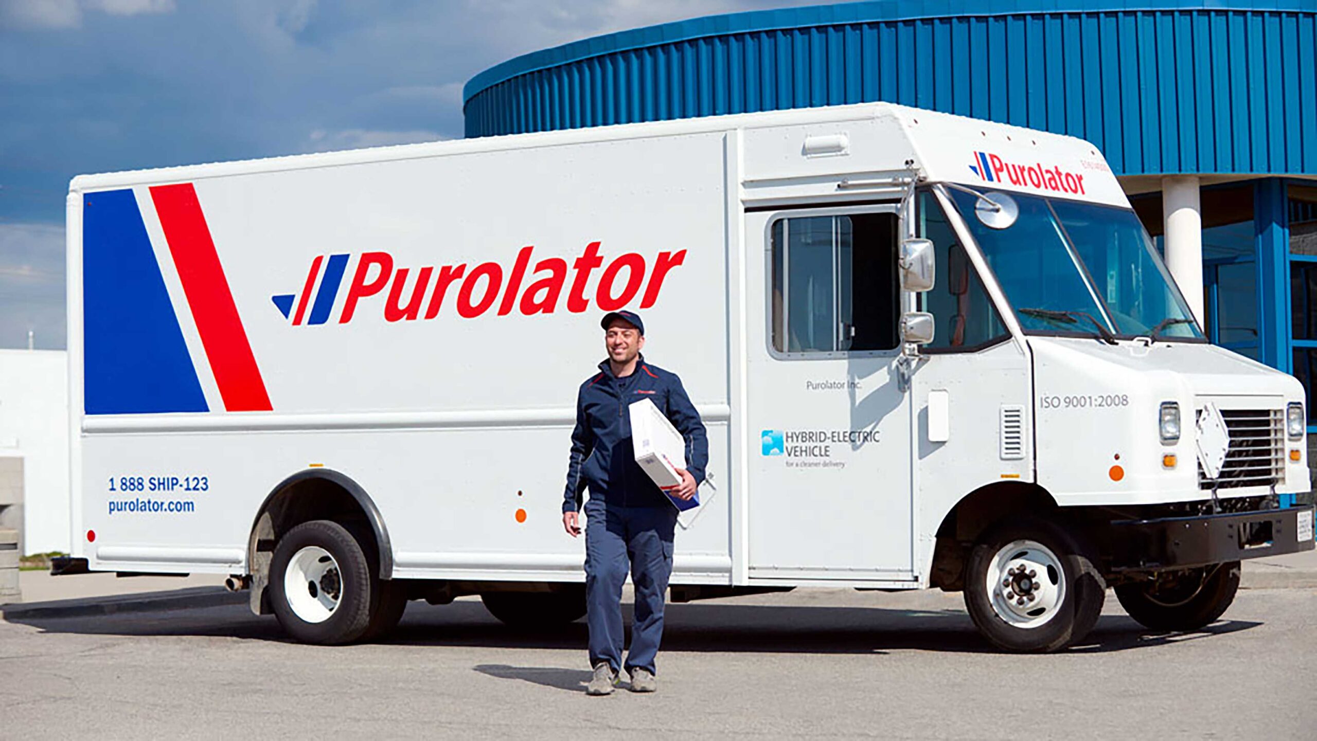 Purolator truck