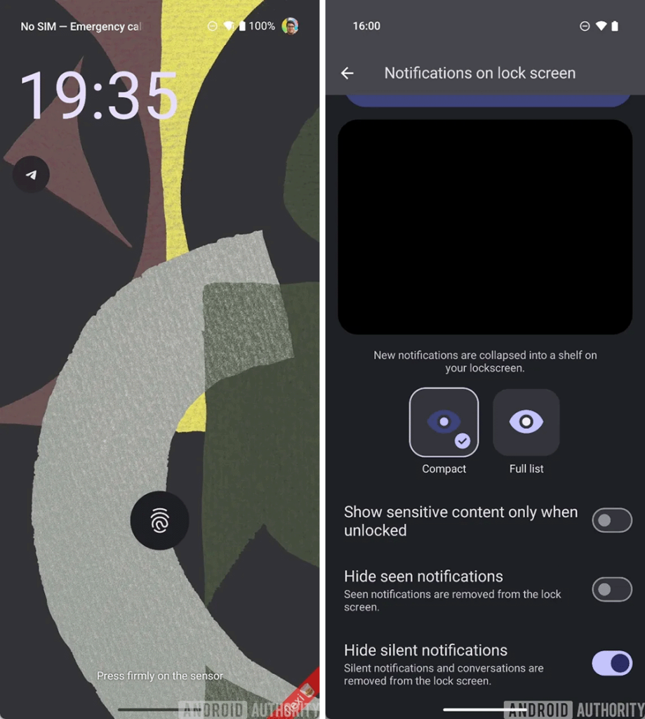 Android 16 could clean up the lock screen with 'Compact' notifications