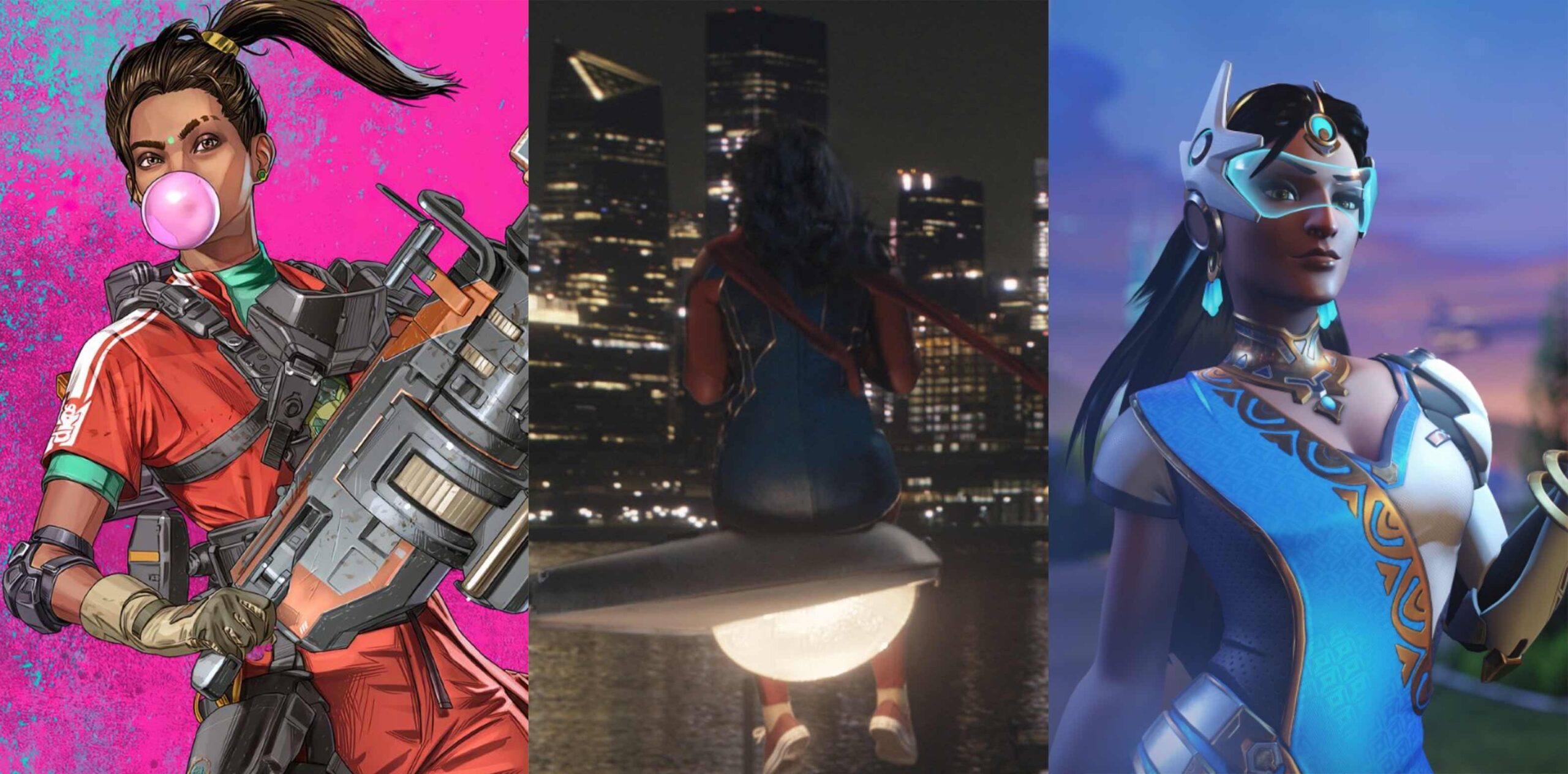 Anjali Bhimani header Rampart, Ms. Marvel and Symmetra