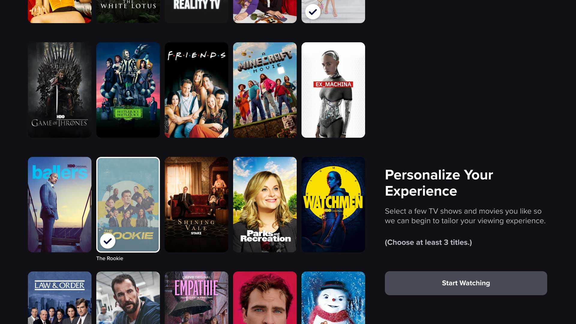 Crave personalization