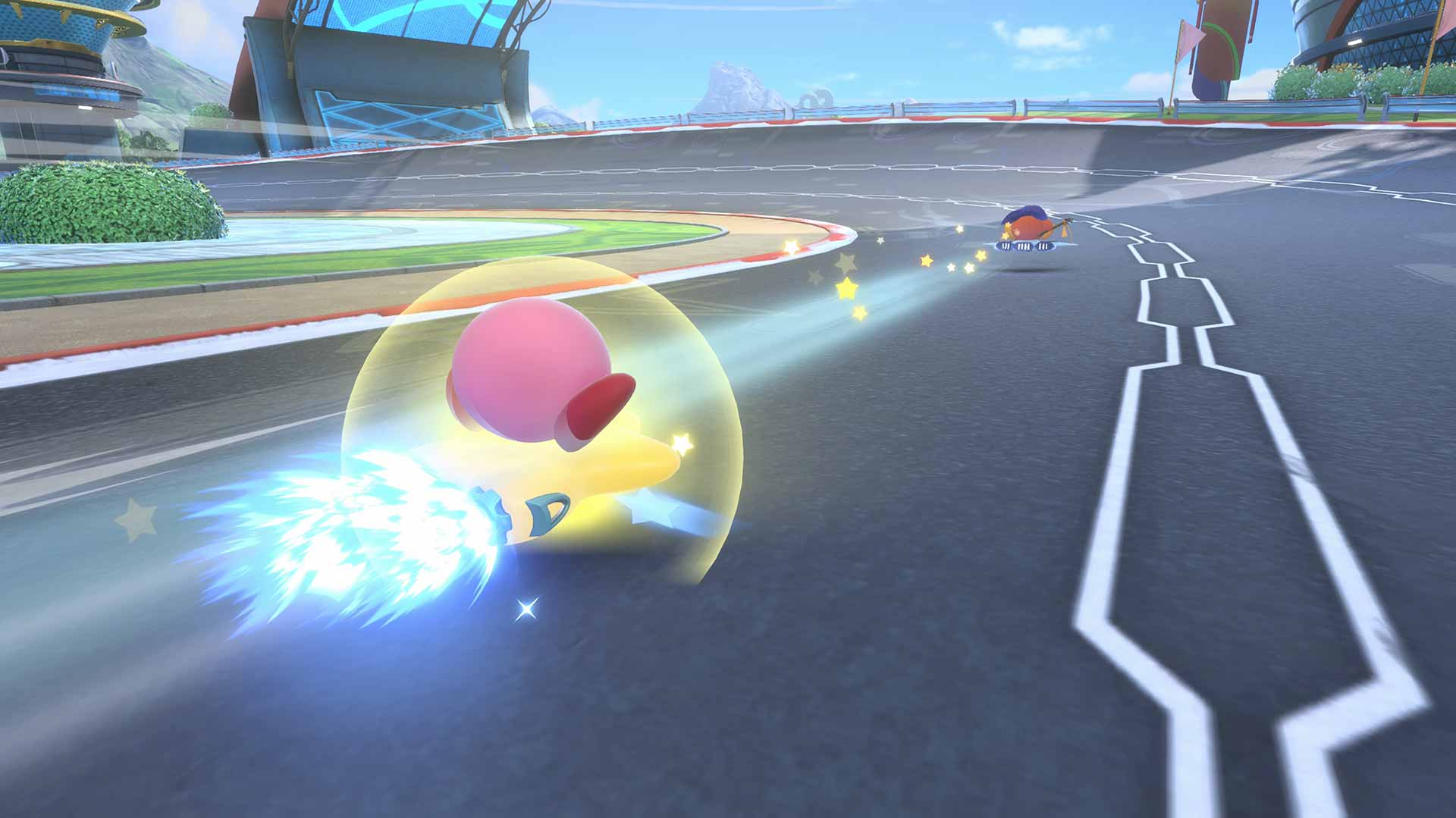 Kirby Air Riders boost