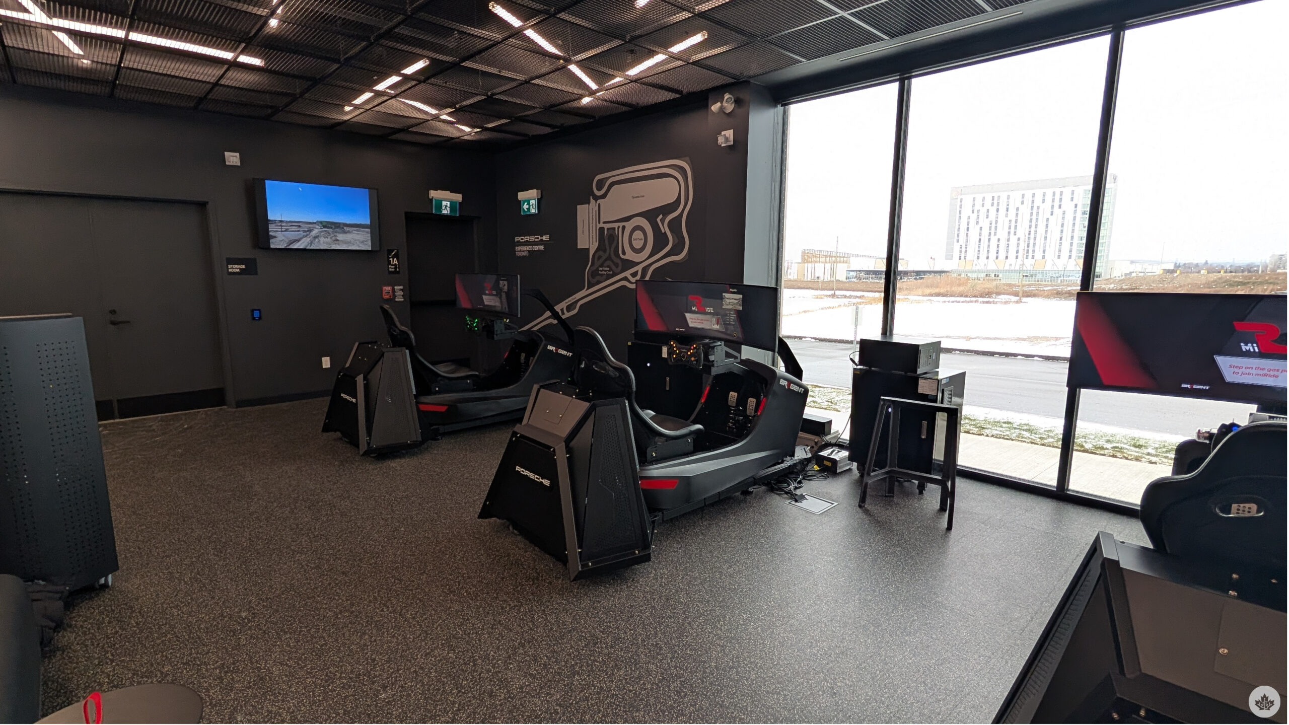 Porsche racing simulator
