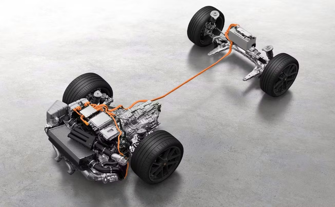 Porsche t Hybrid system