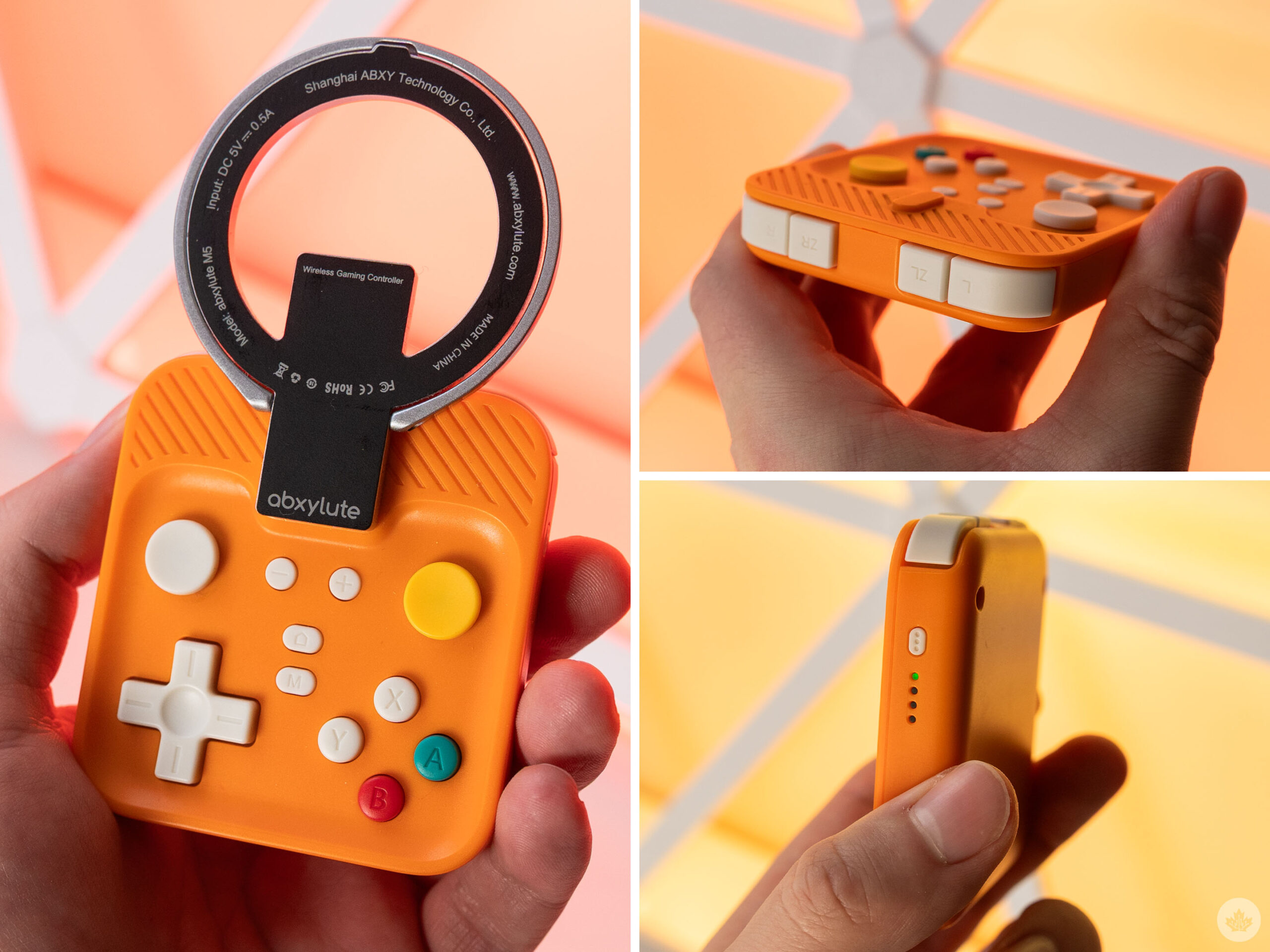 abxylute M4 ゲームコントローラー　橙色 abxyelute M4 ゲームコントローラー 橙色 M4 abxylute : one of