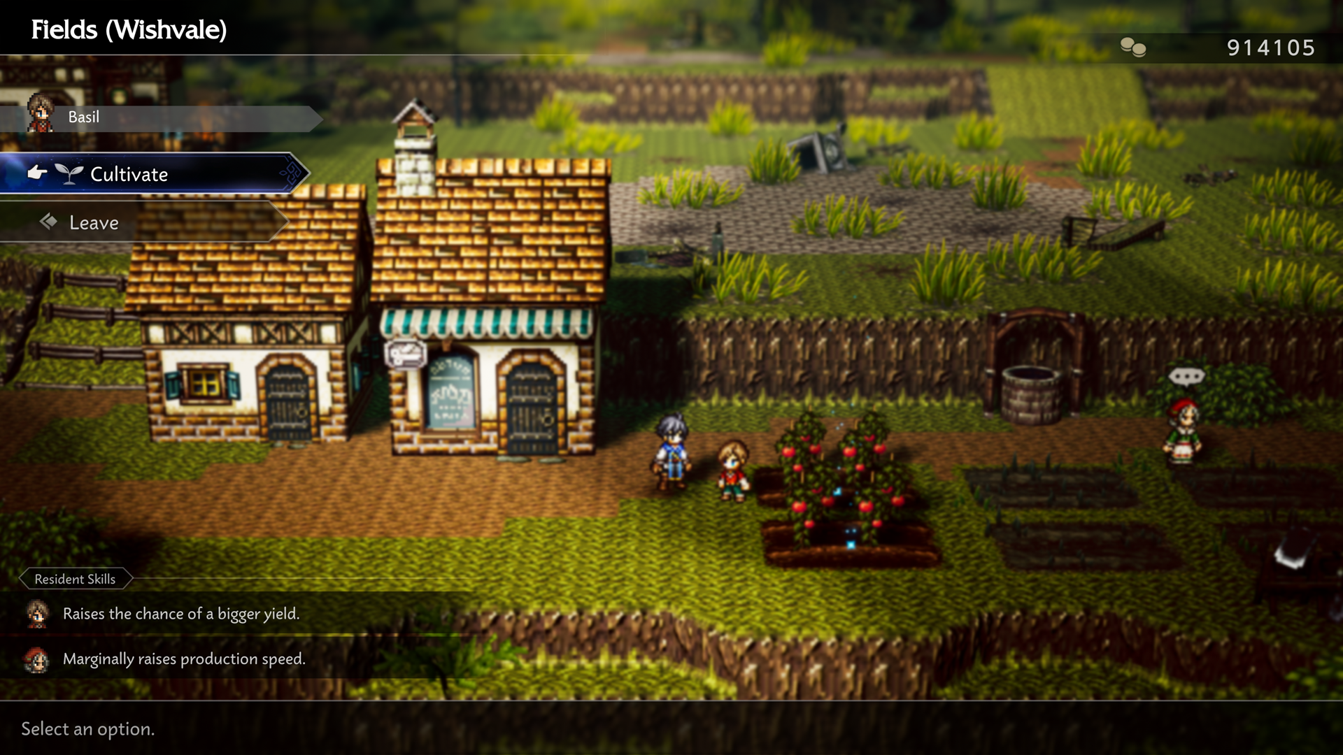 Octopath Traveler 0 town building