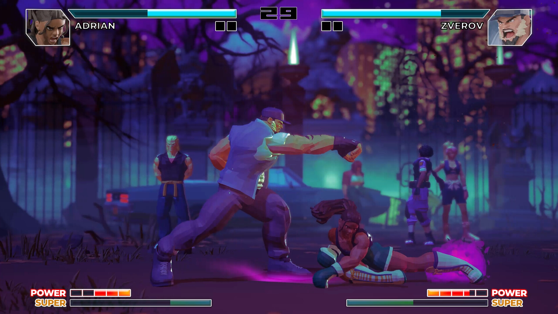 Poly Fighter fight