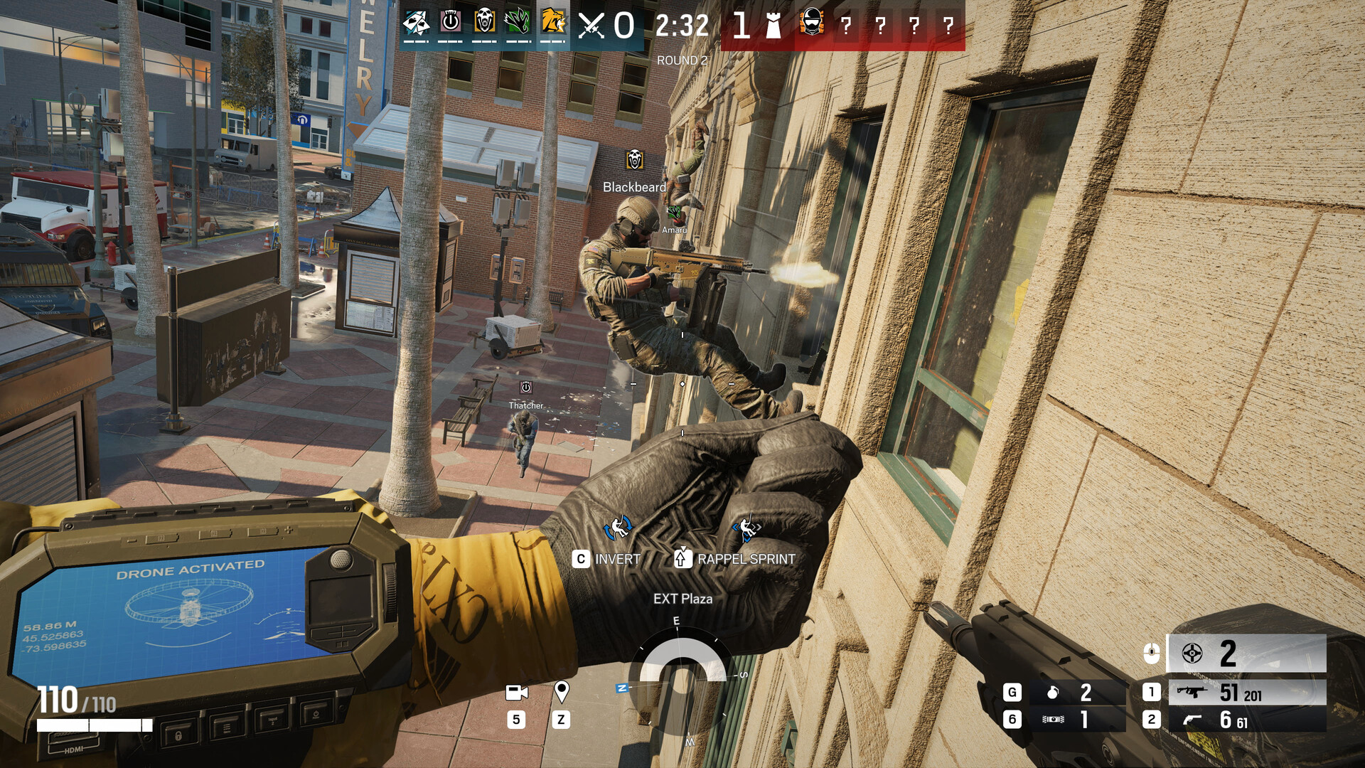 Rainbow Six Siege rappel