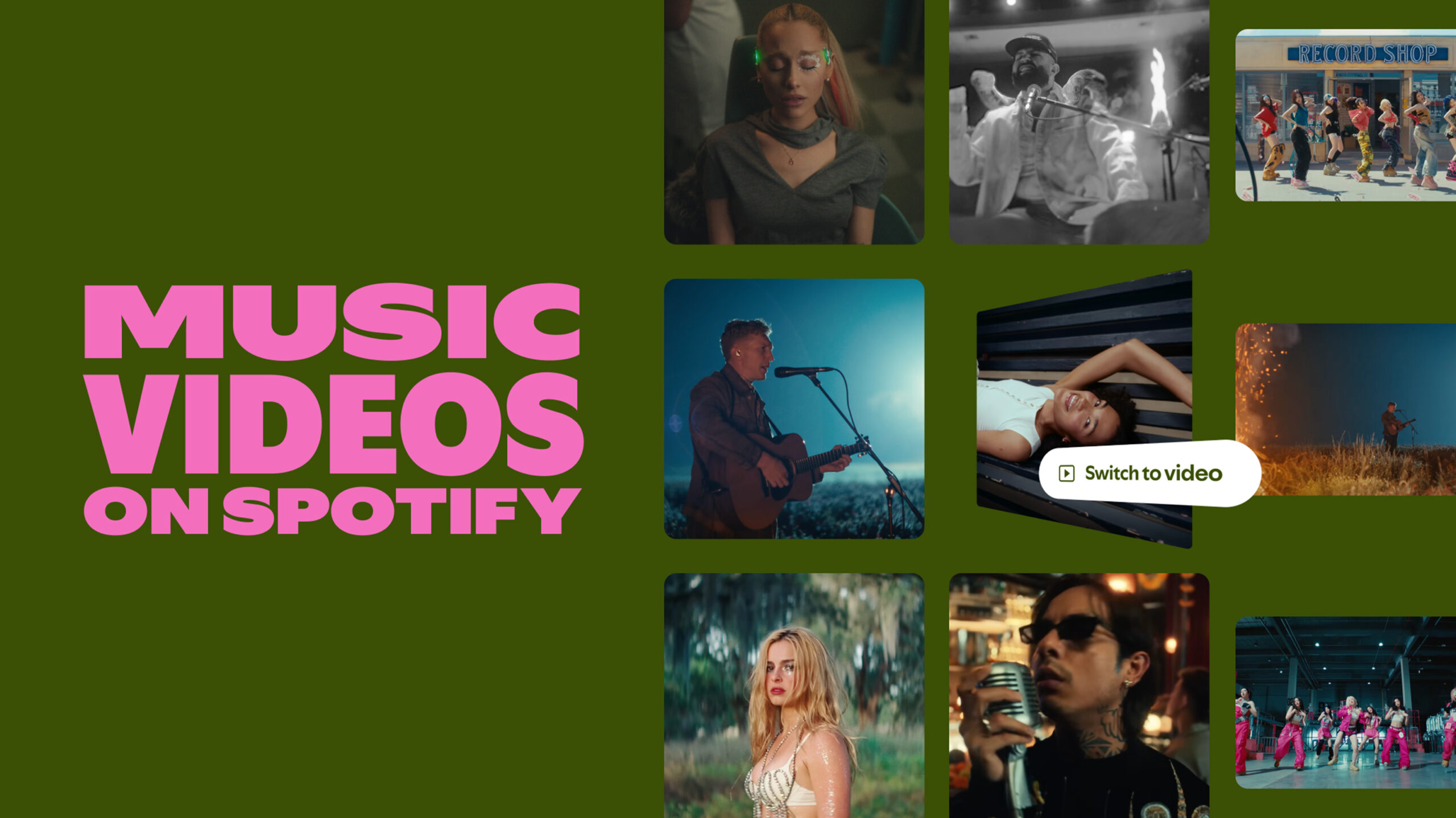 Canadians can now watch music videos on Spotify