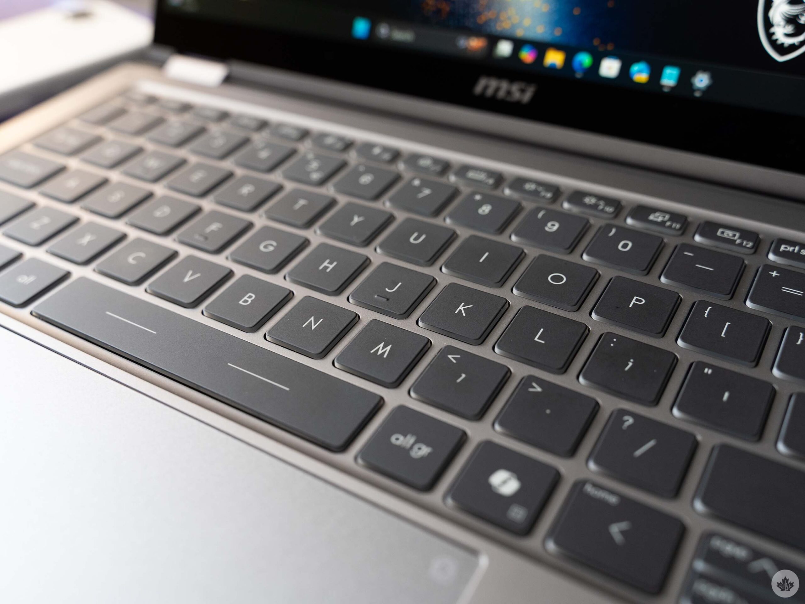 msi prestige 14 flip 20260127 keyboard close up scaled