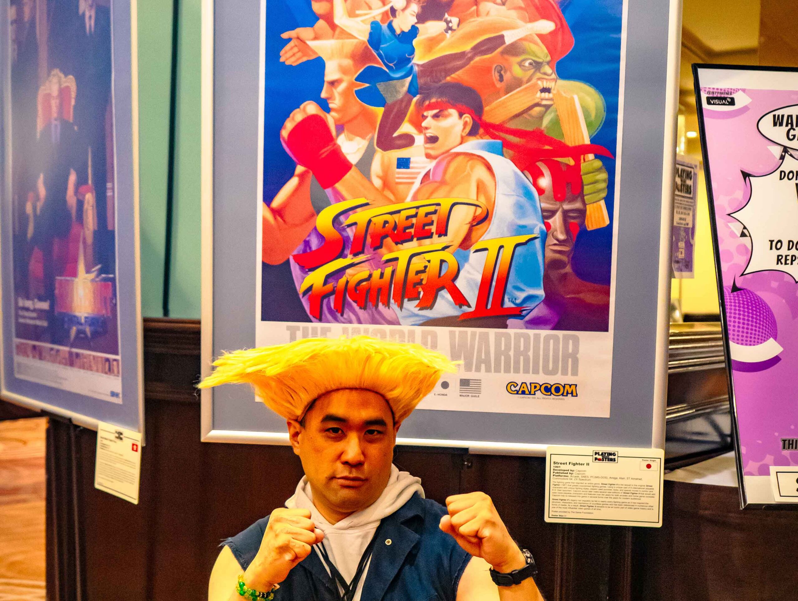 Playing With Poster SF2 Guile