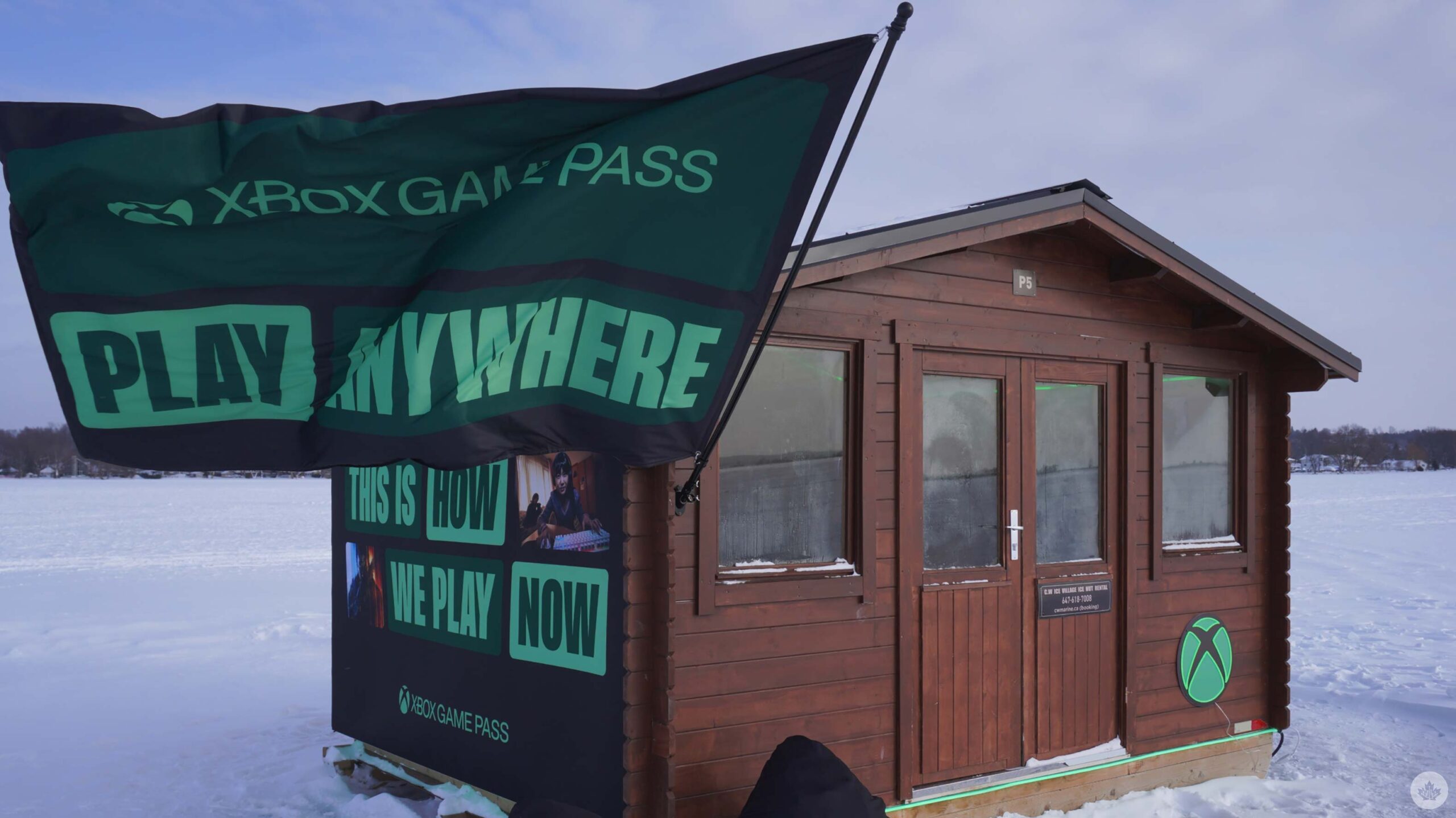 I tested Xbox Play Anywhere under the most Canadian conditions: inside an ice fishing hut