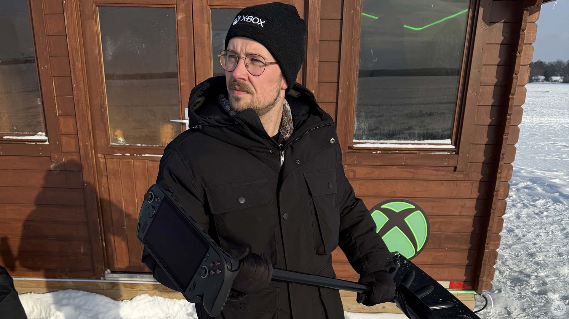Xbox Ice Hut shovel ROG Ally X