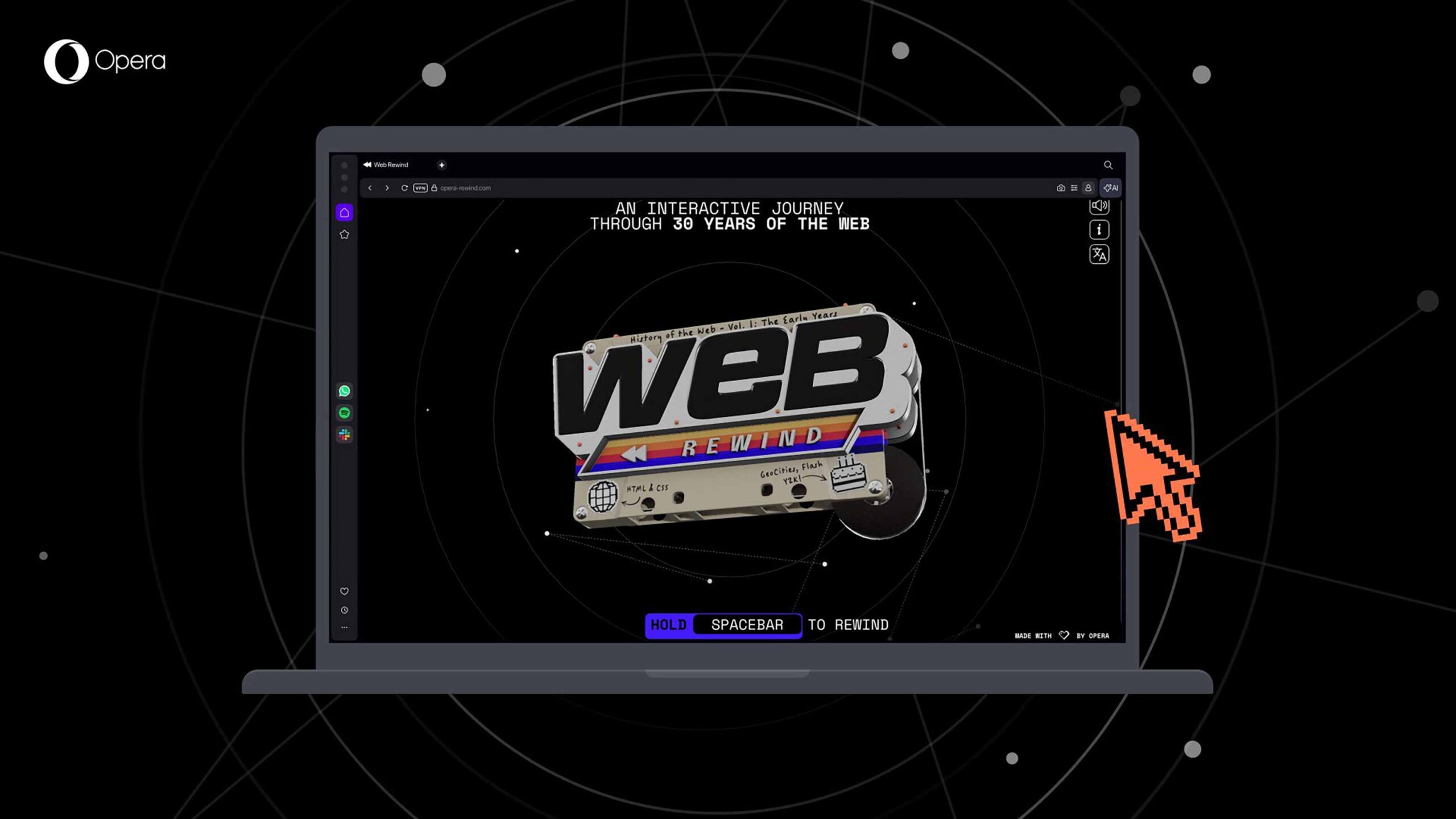 Web Rewind Hero Opera