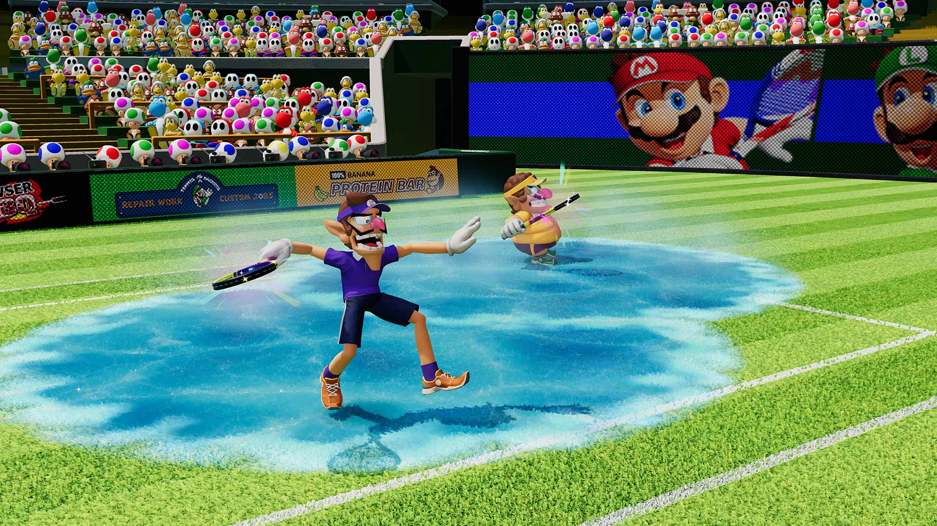 Mario Tennis Fever Wario