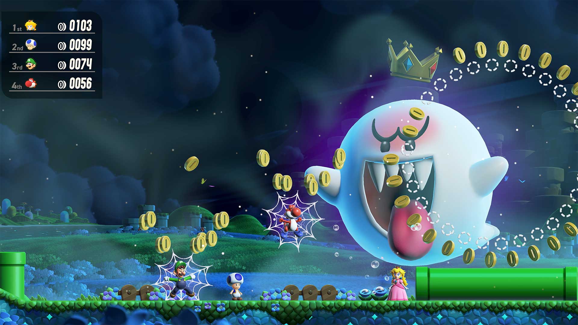 Mario Wonder Nintendo Switch 2 Boo coins