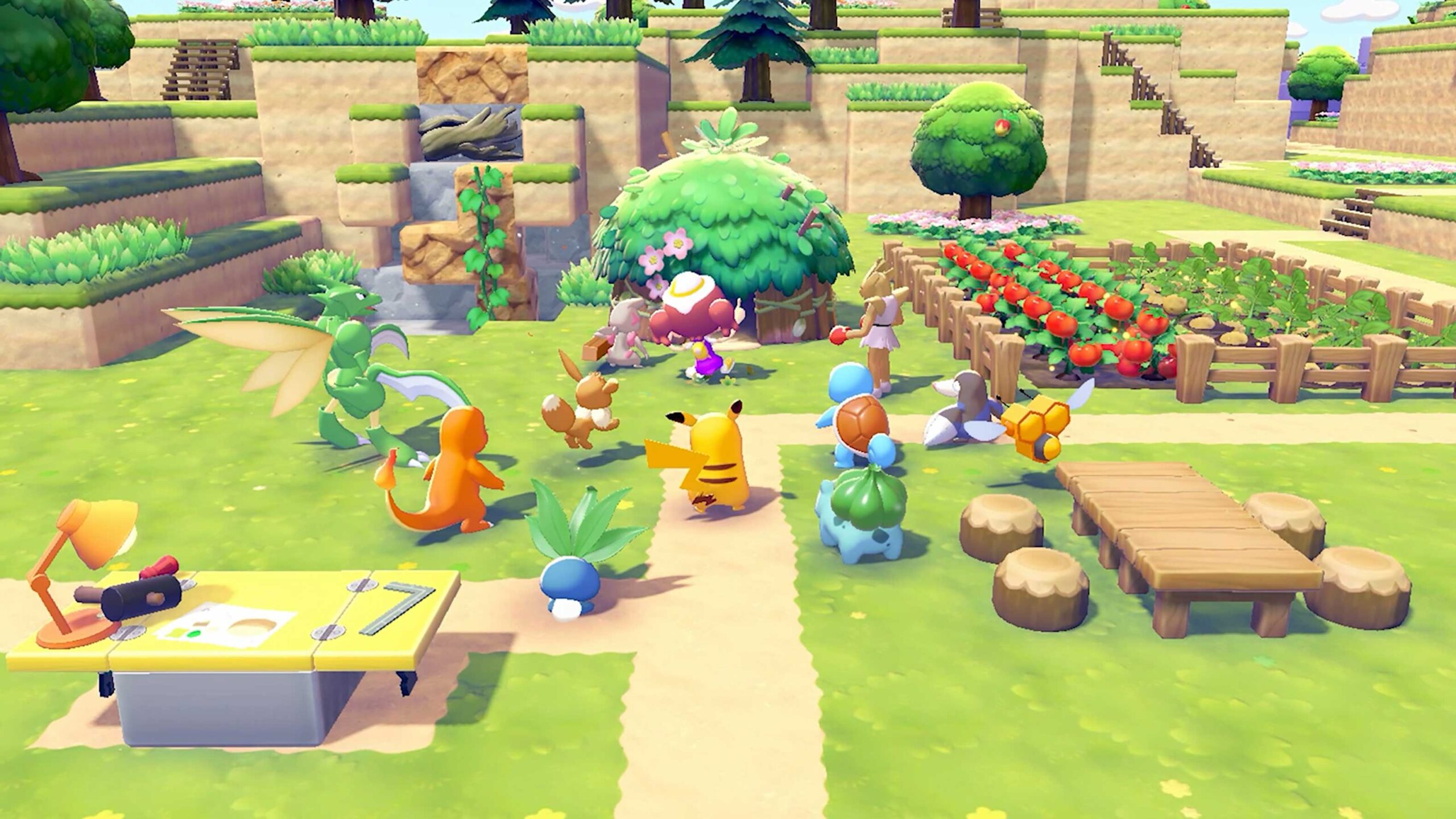 Pokopia Ditto, Pikachu and gang