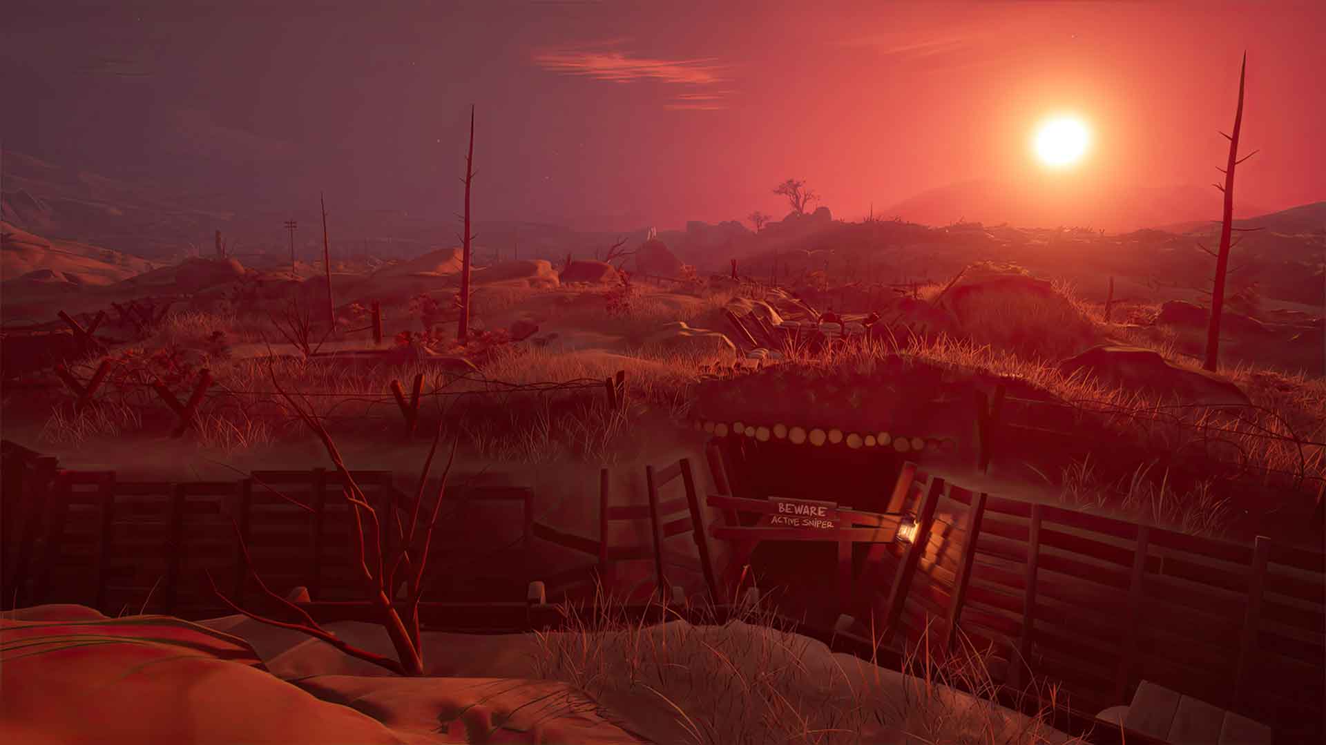 கரிபோ டிரெயில் சூரிய அஸ்தமனம்