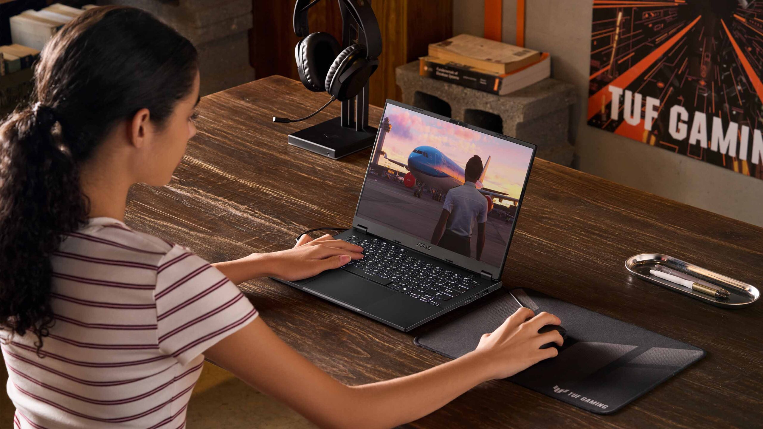 Asus TUF Gaming A14 laptop.