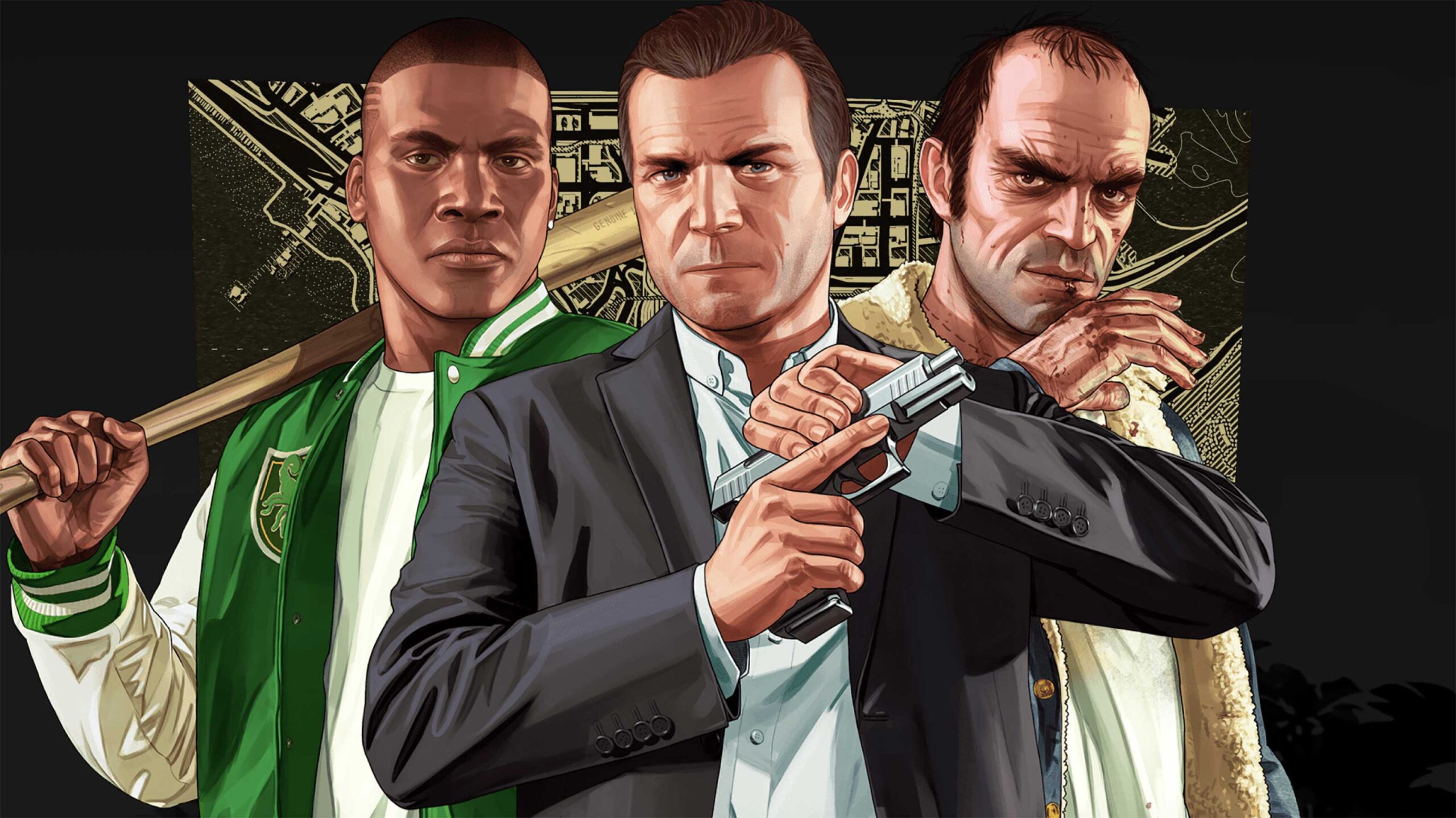 GTA V Michael, Trevor and Franklin