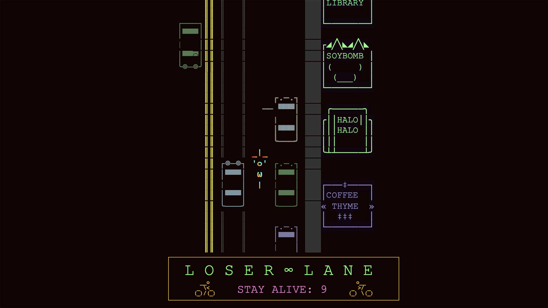 Loser Lane gameplay