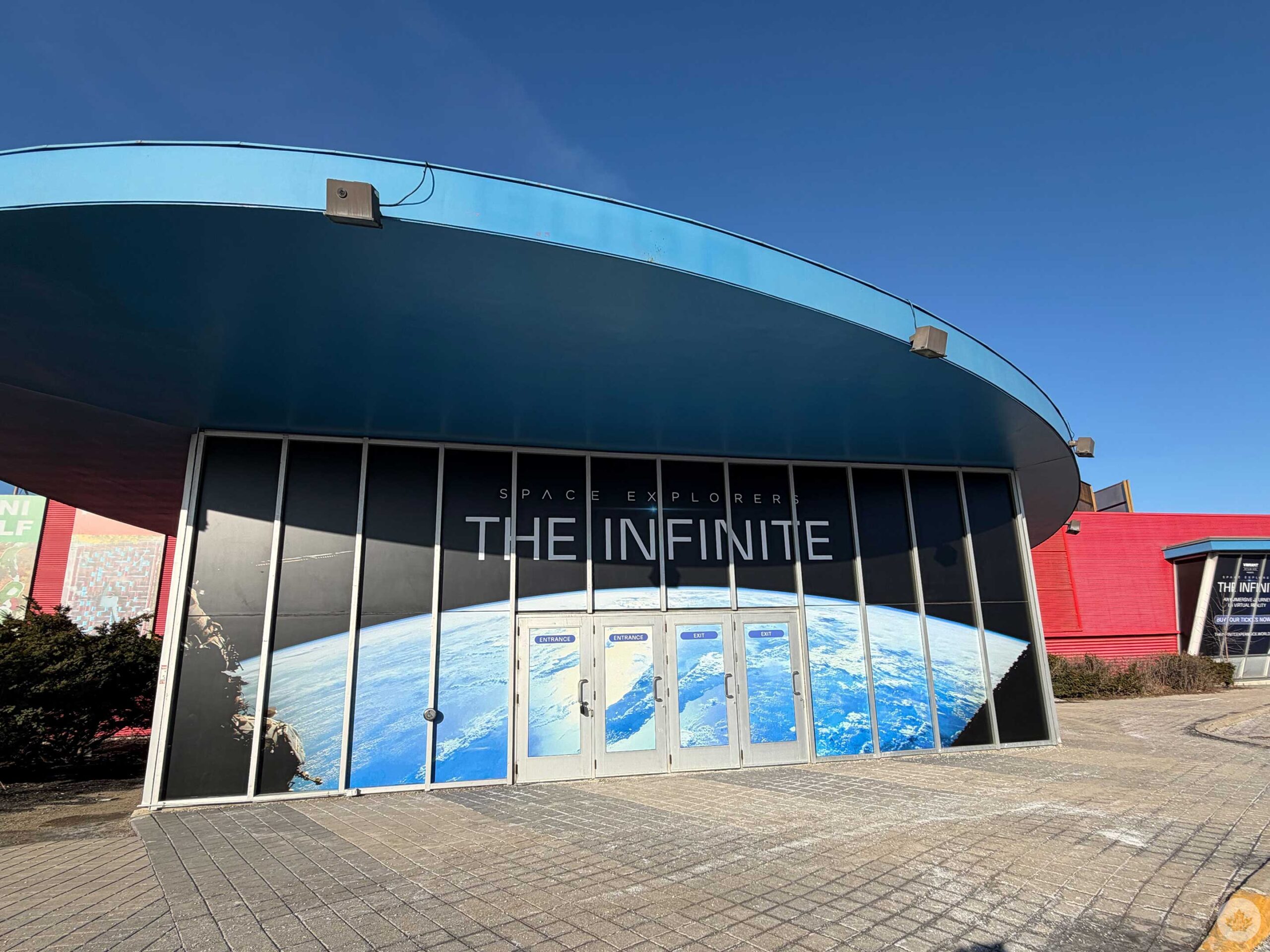 Space Explorers the Infiite building exterior