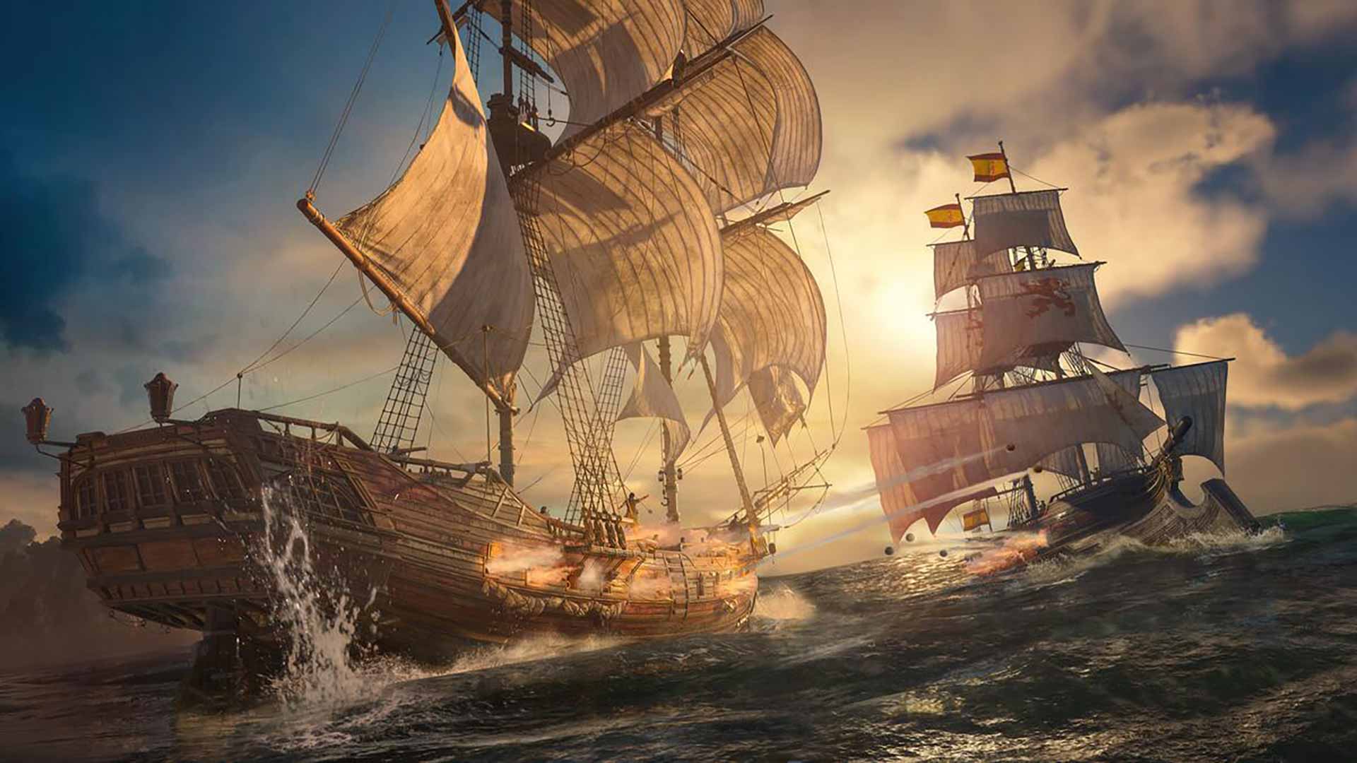 Black Flag Resynced naval battle