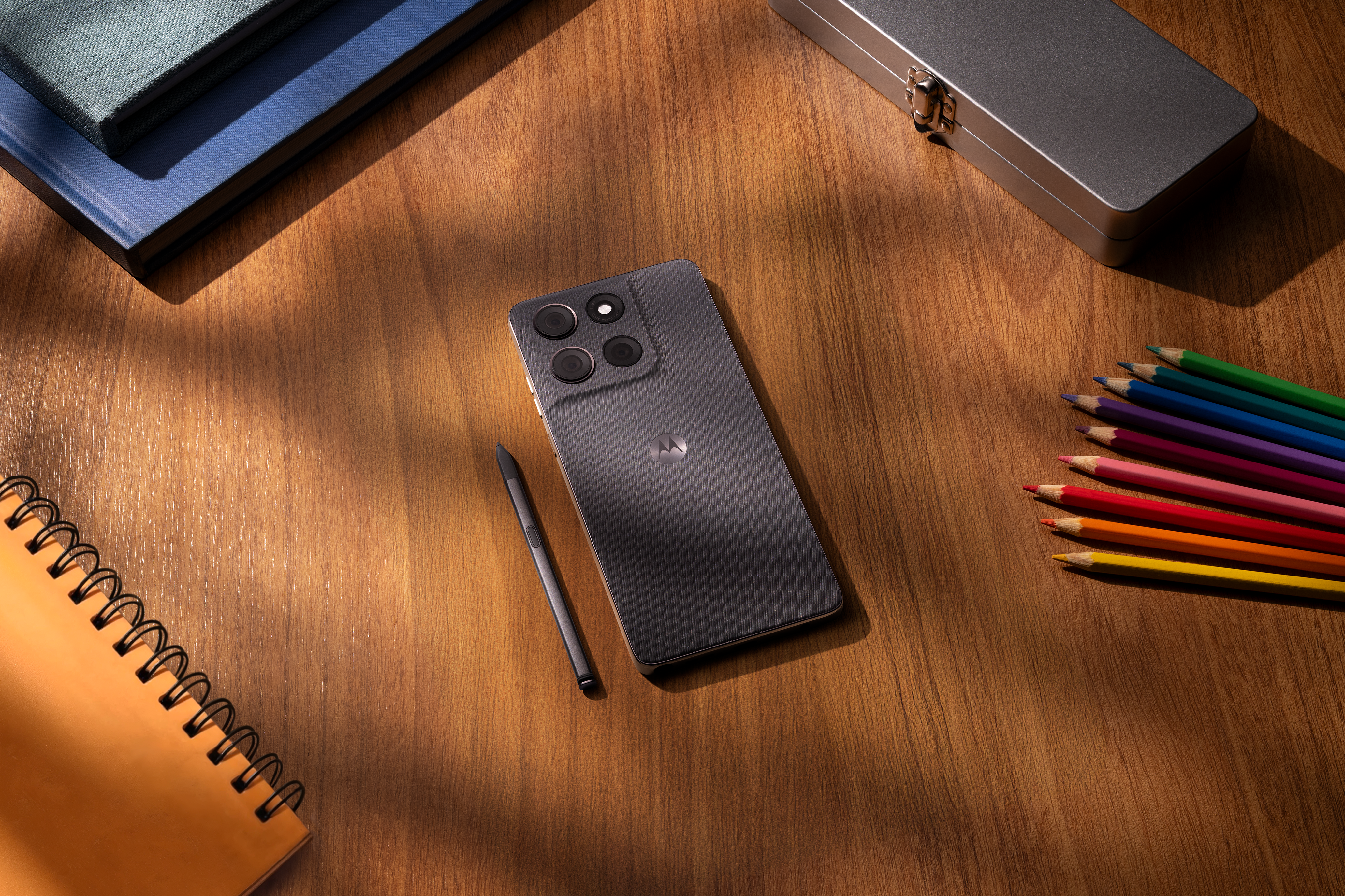 Moto G Stylus 2026 on a table