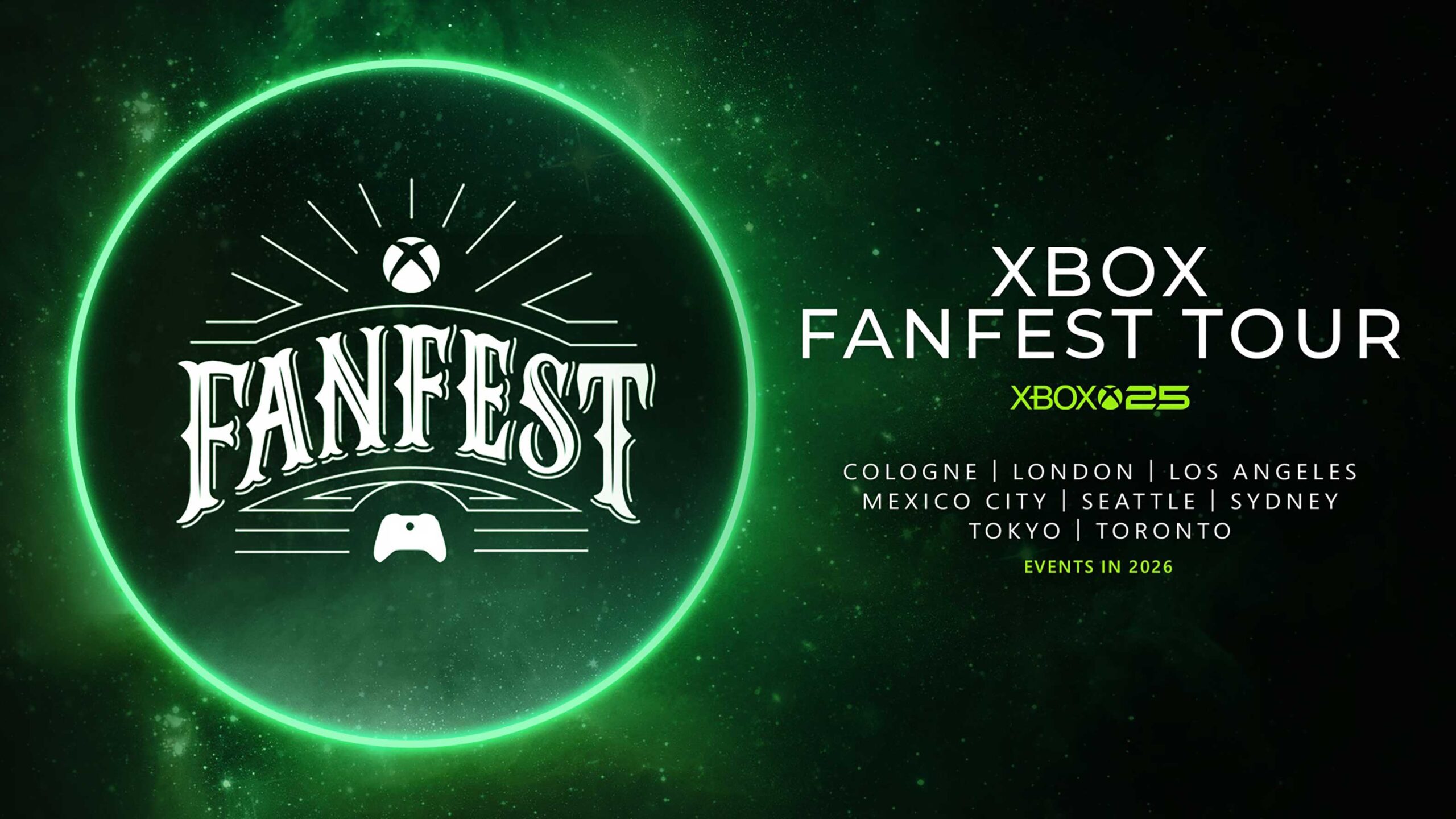 Xbox FanFest tour 2026