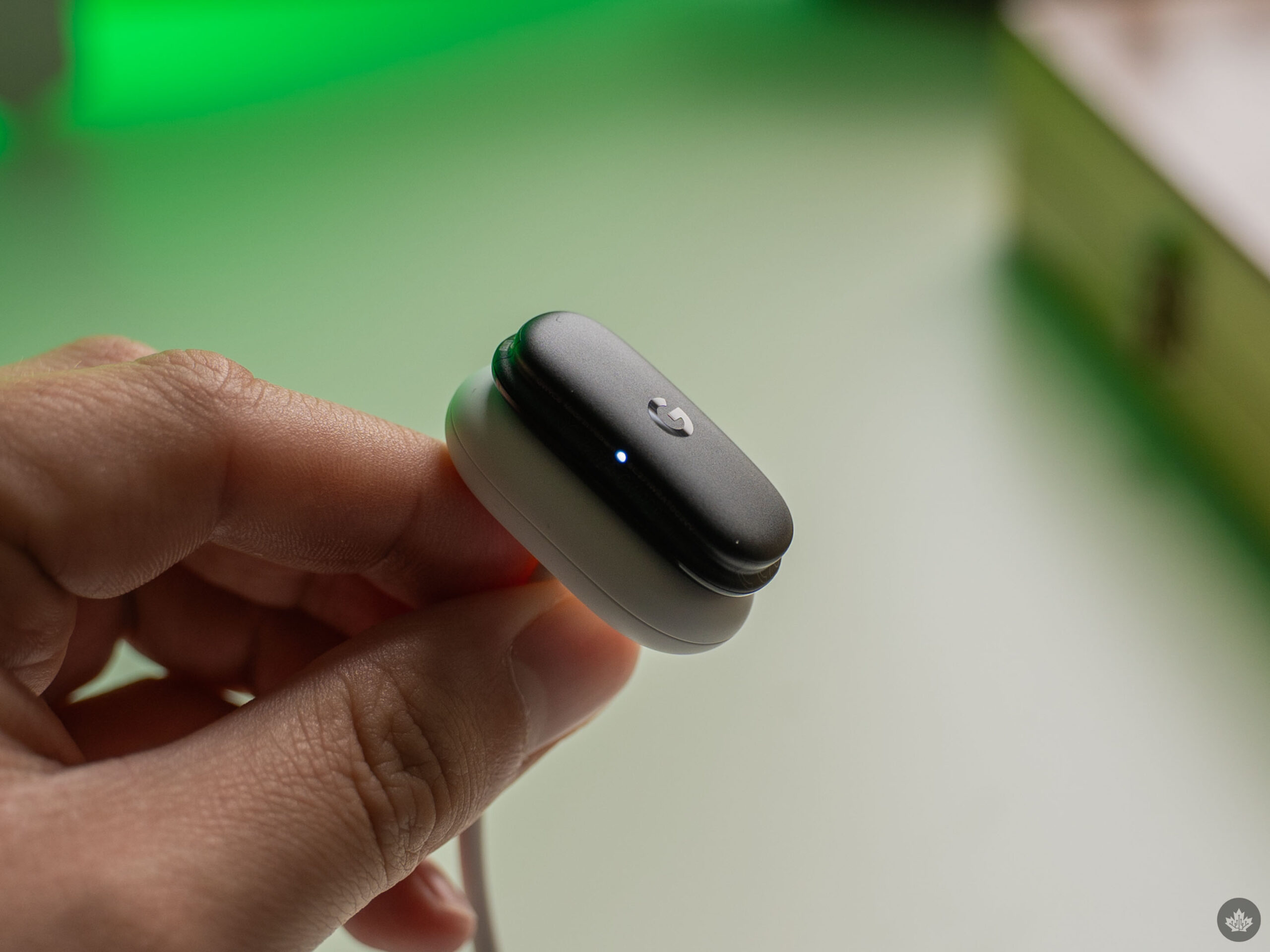 Fitbit Air on a charger