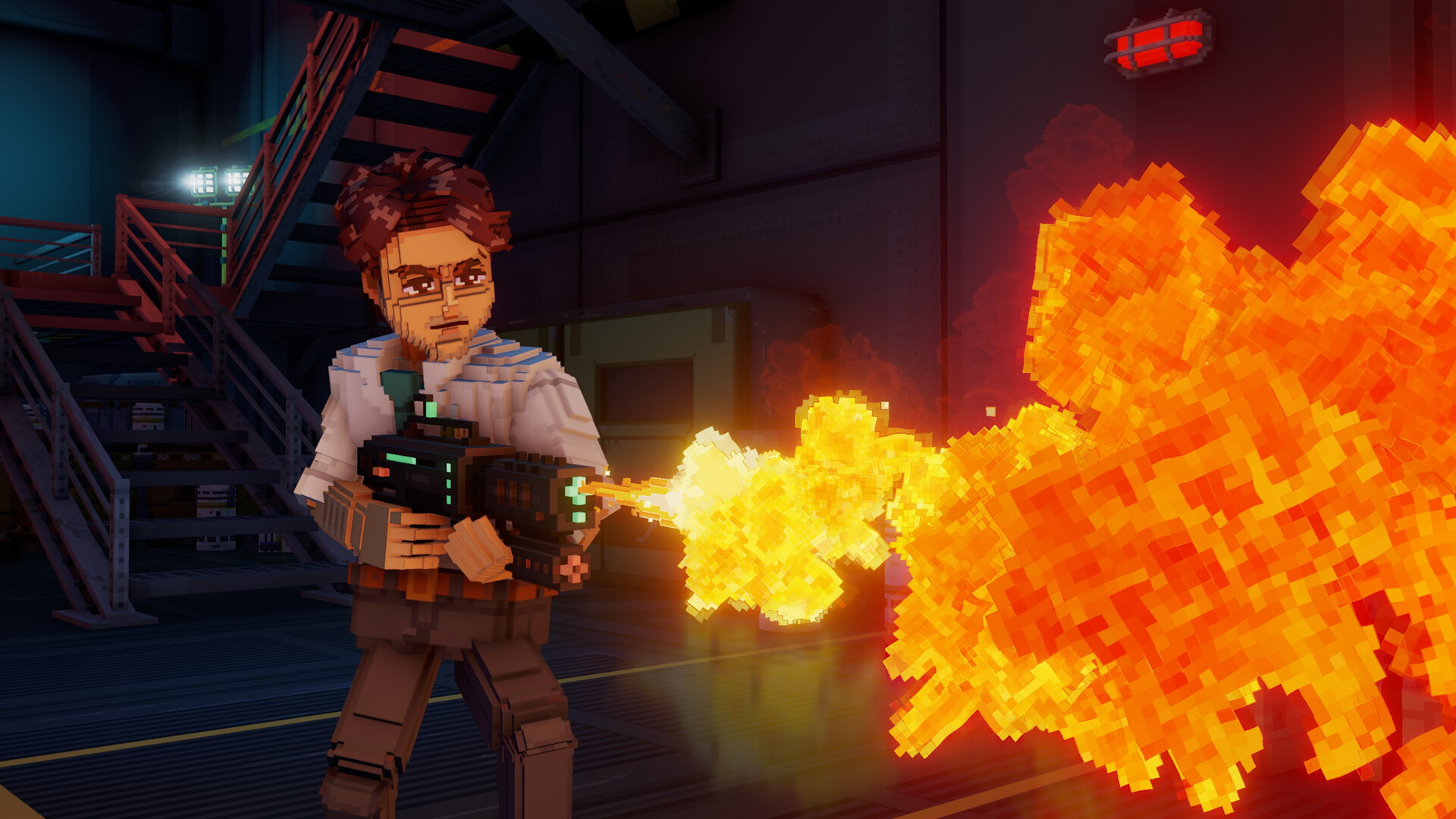 Echo Generation 2 dad with flamethrower