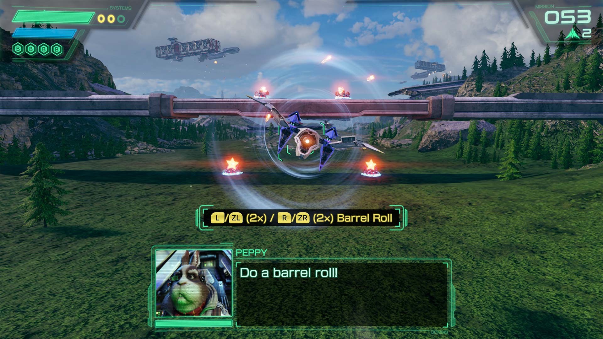 Star Fox barrel roll