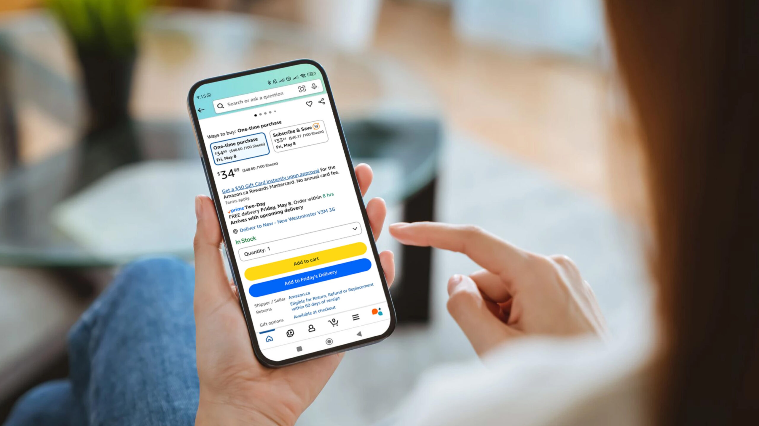 Amazon Add to Delivery feature.