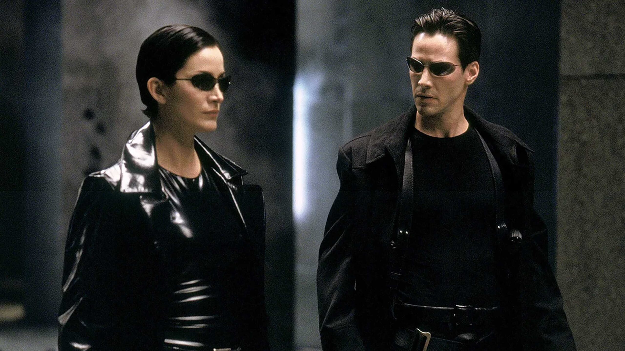 The Matrix Keanu Reeves and Carrie-Anne Moss