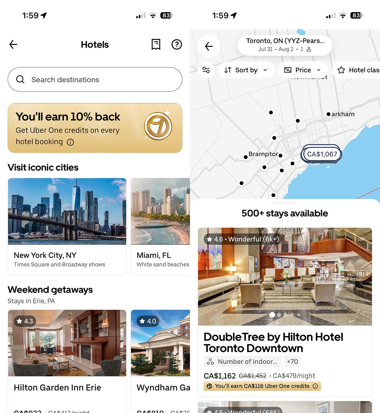Uber hotel
